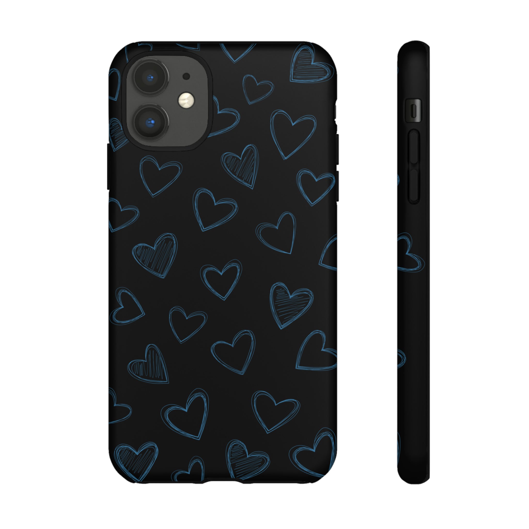 Black Hearts Phone Case