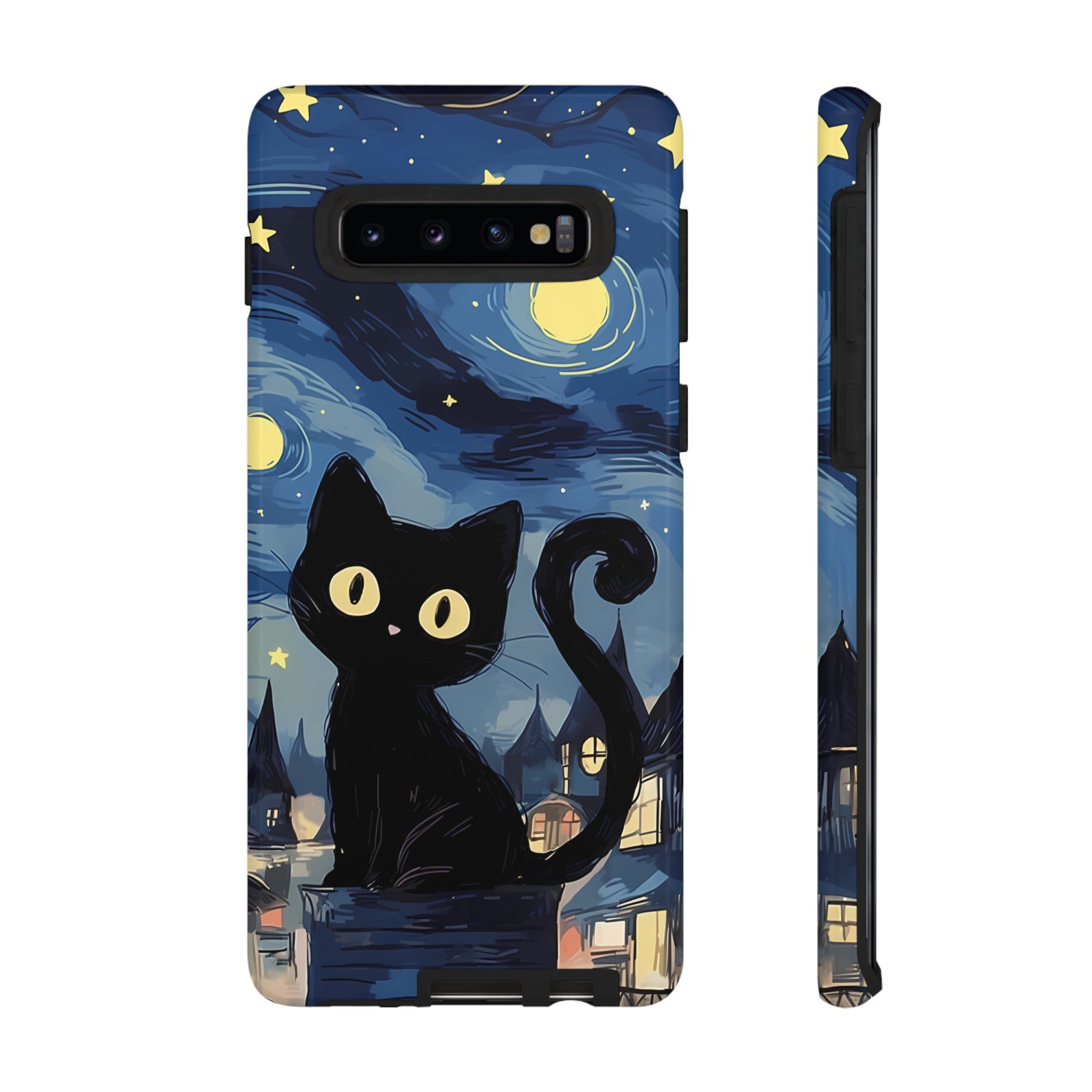 Cat Starry Night