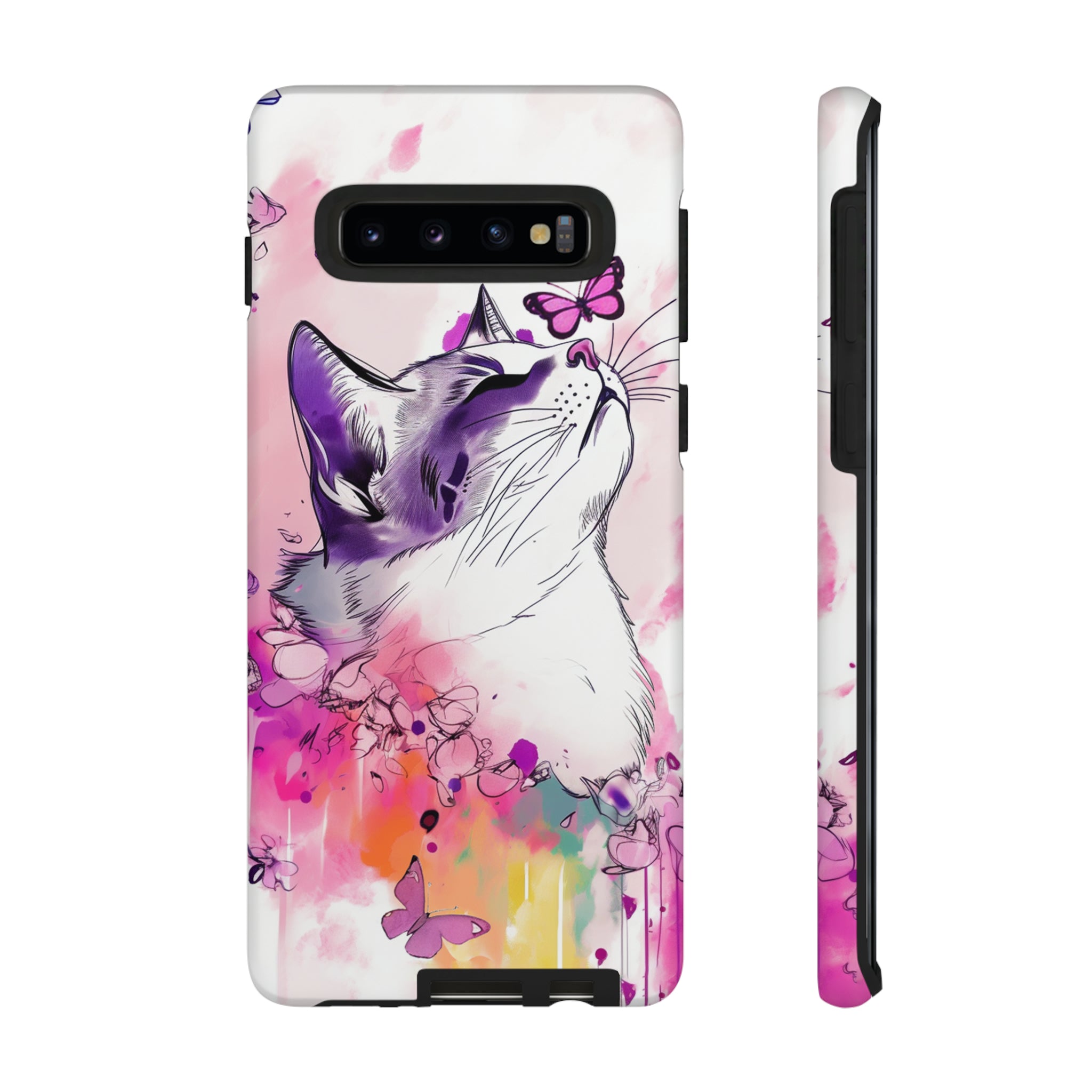 Whimsical Cat Phone Case