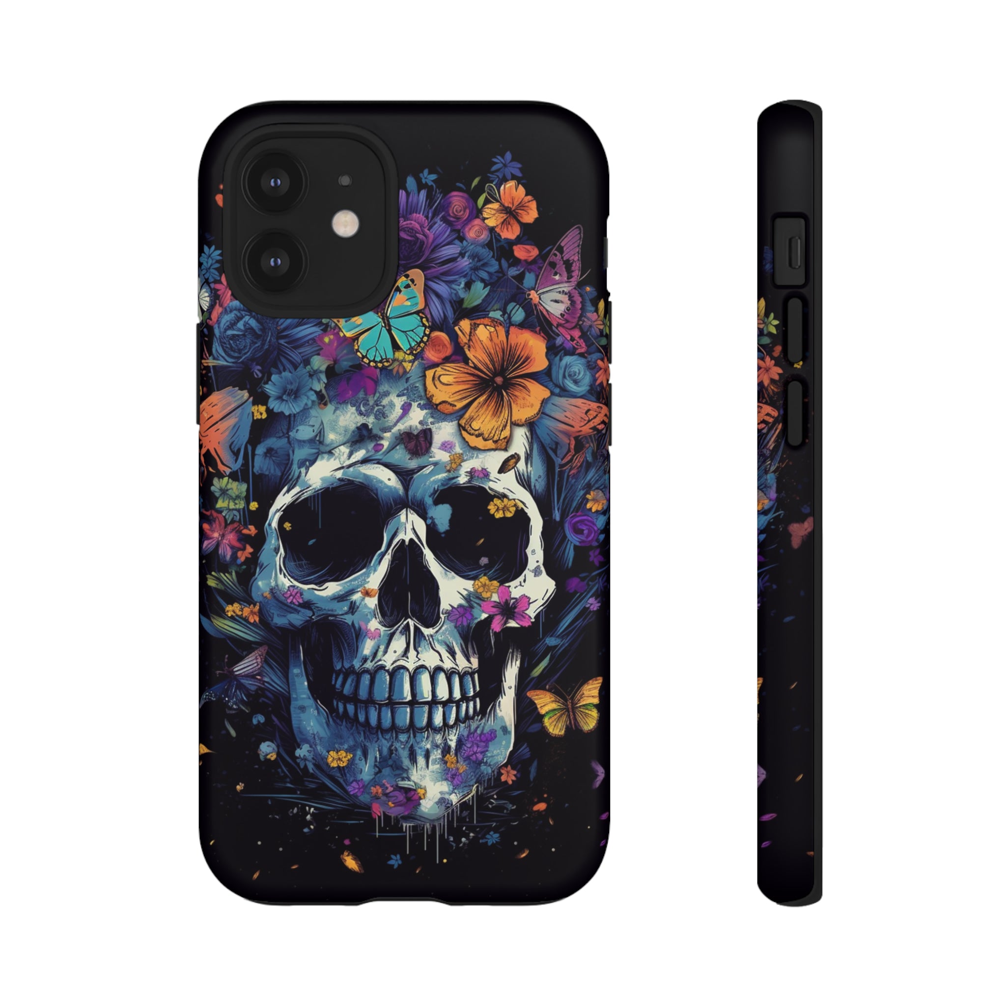 Blooming Skull Phone Case