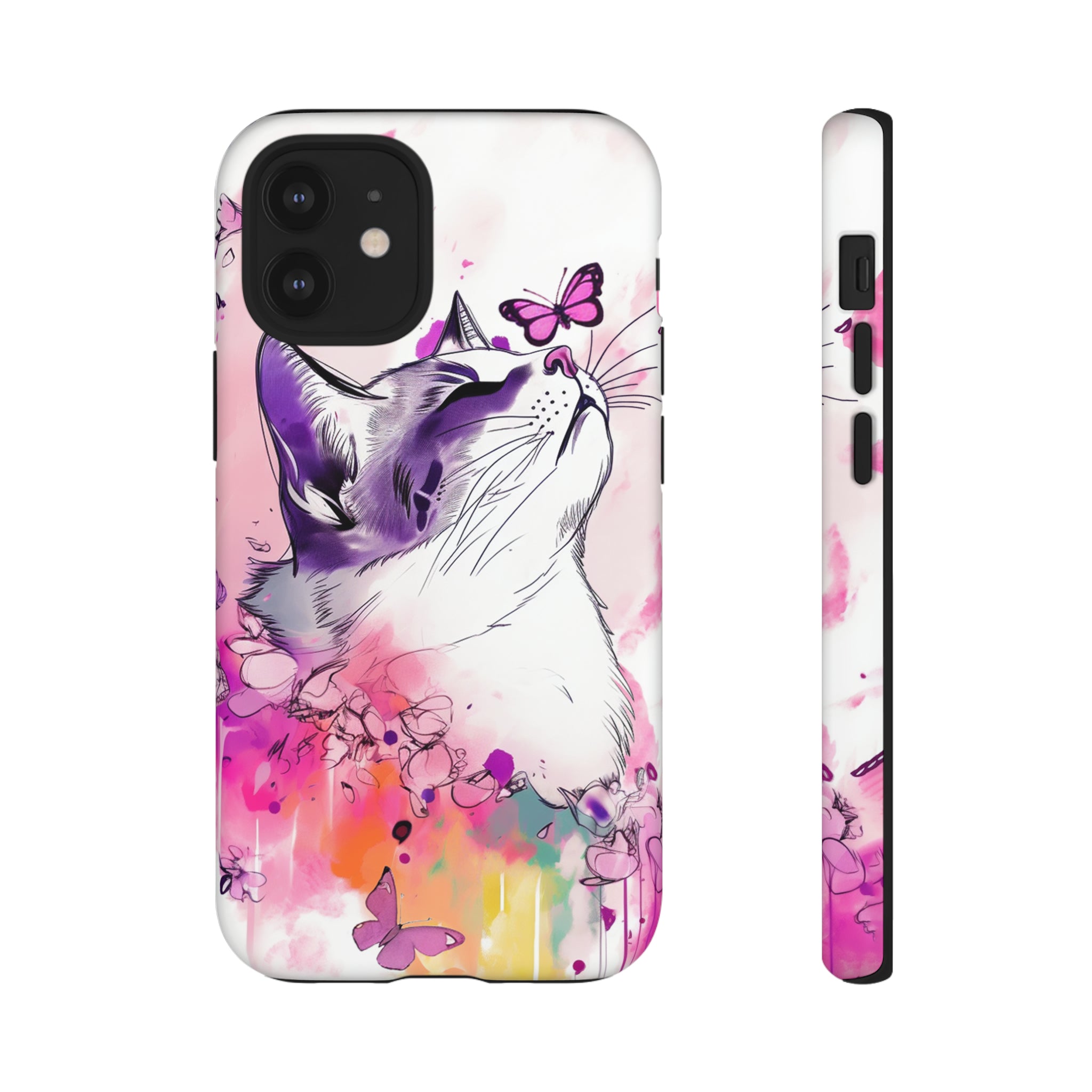 Whimsical Cat Phone Case