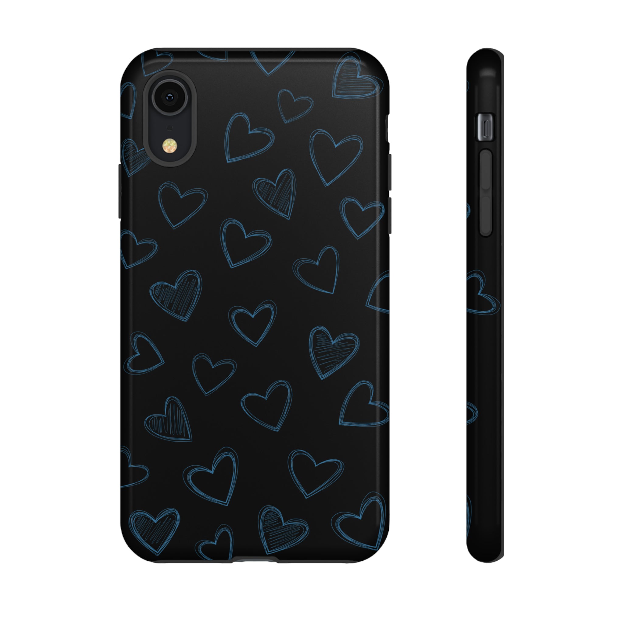 Black Hearts Phone Case