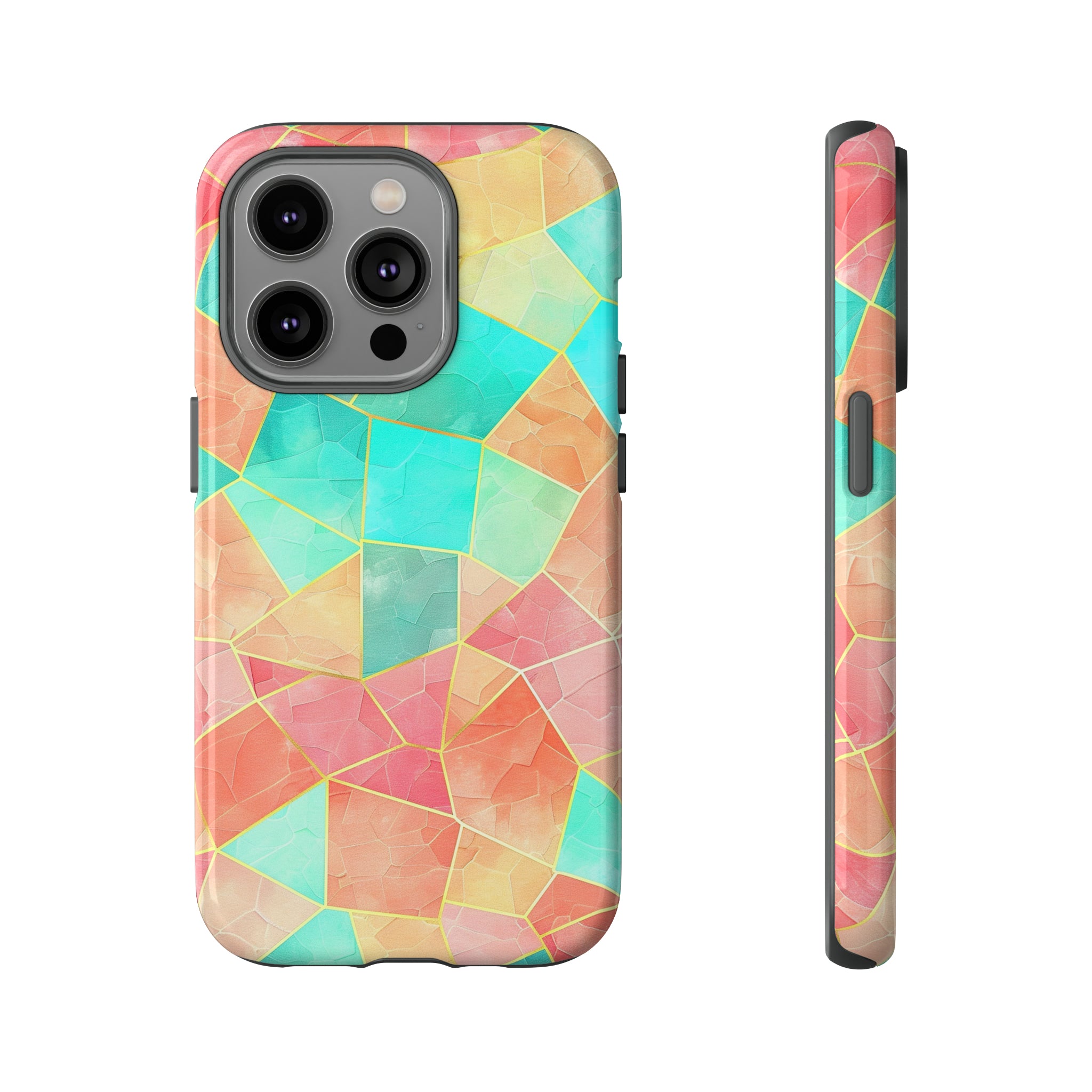 Geometric Pattern Pastel Phone Case