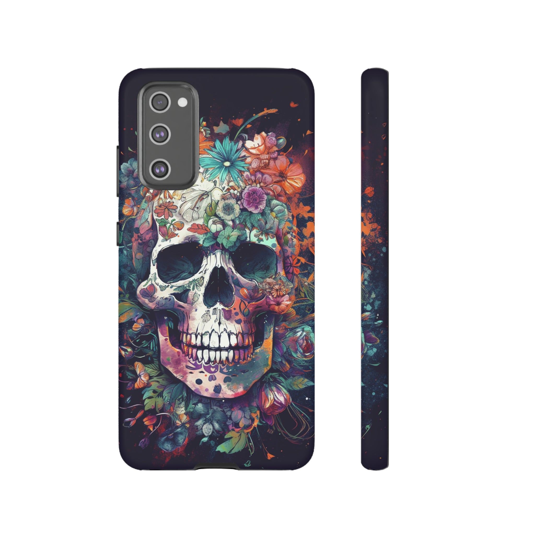 Floral Skull Phone Case