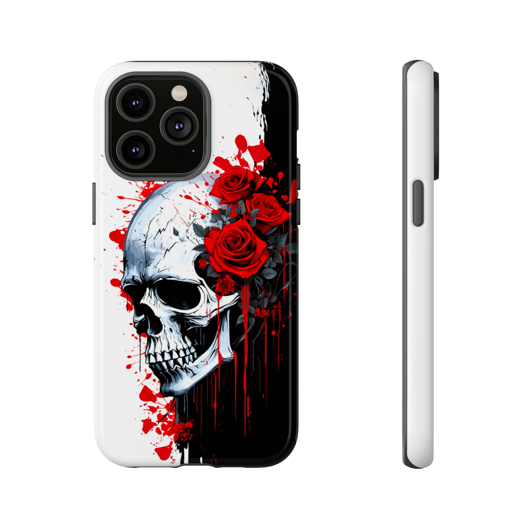 Rose Skull Phone Case