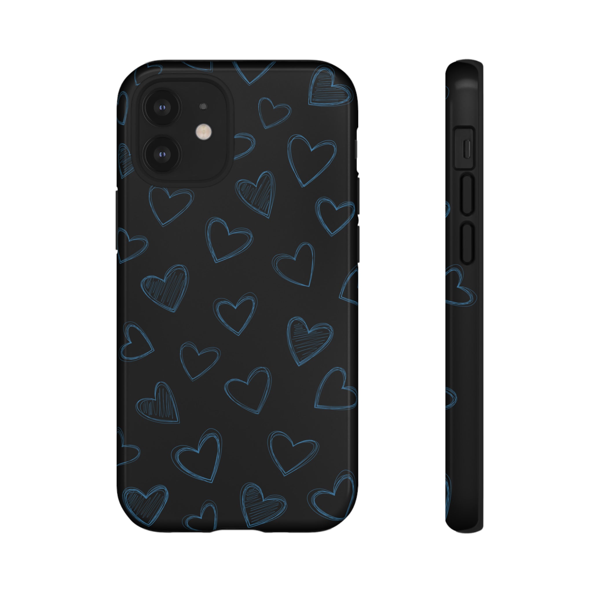 Black Hearts Phone Case