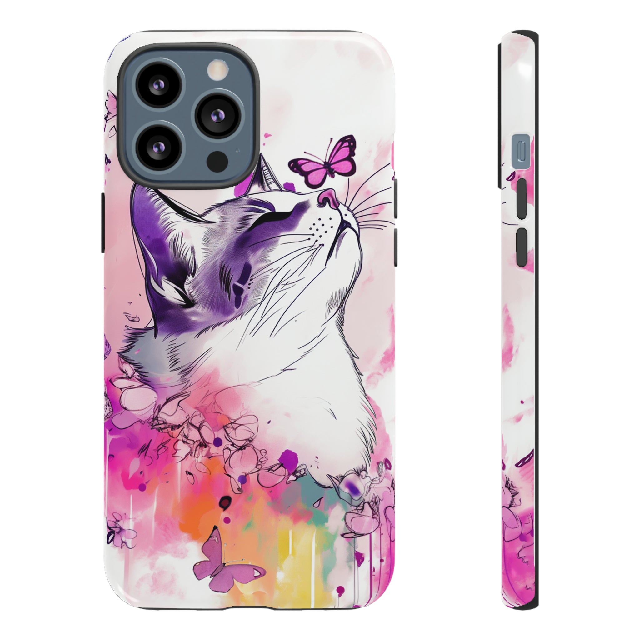 Whimsical Cat Phone Case