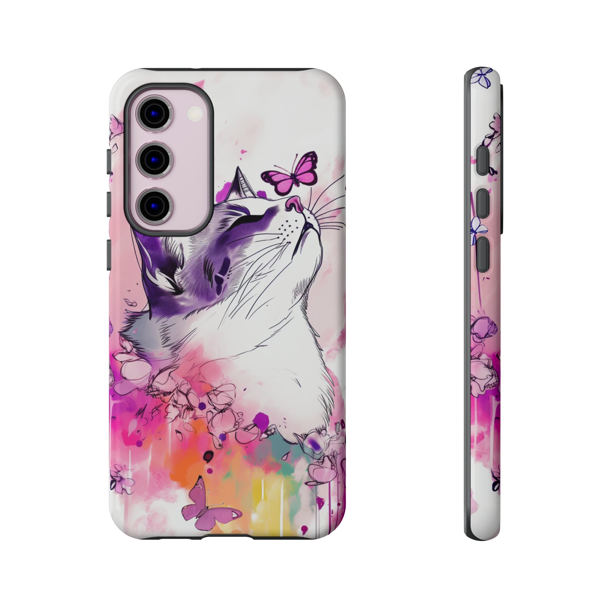 Whimsical Cat Phone Case