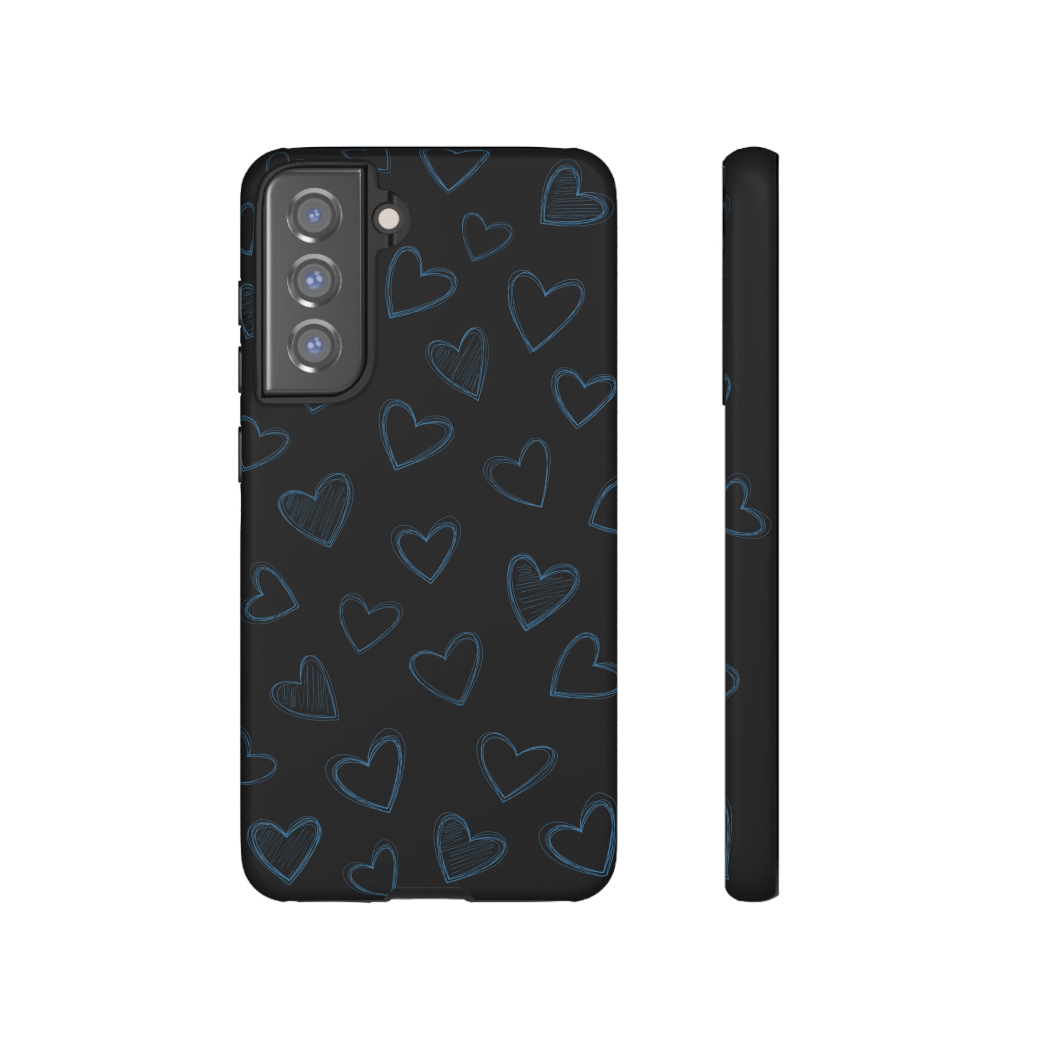 Black Hearts Phone Case