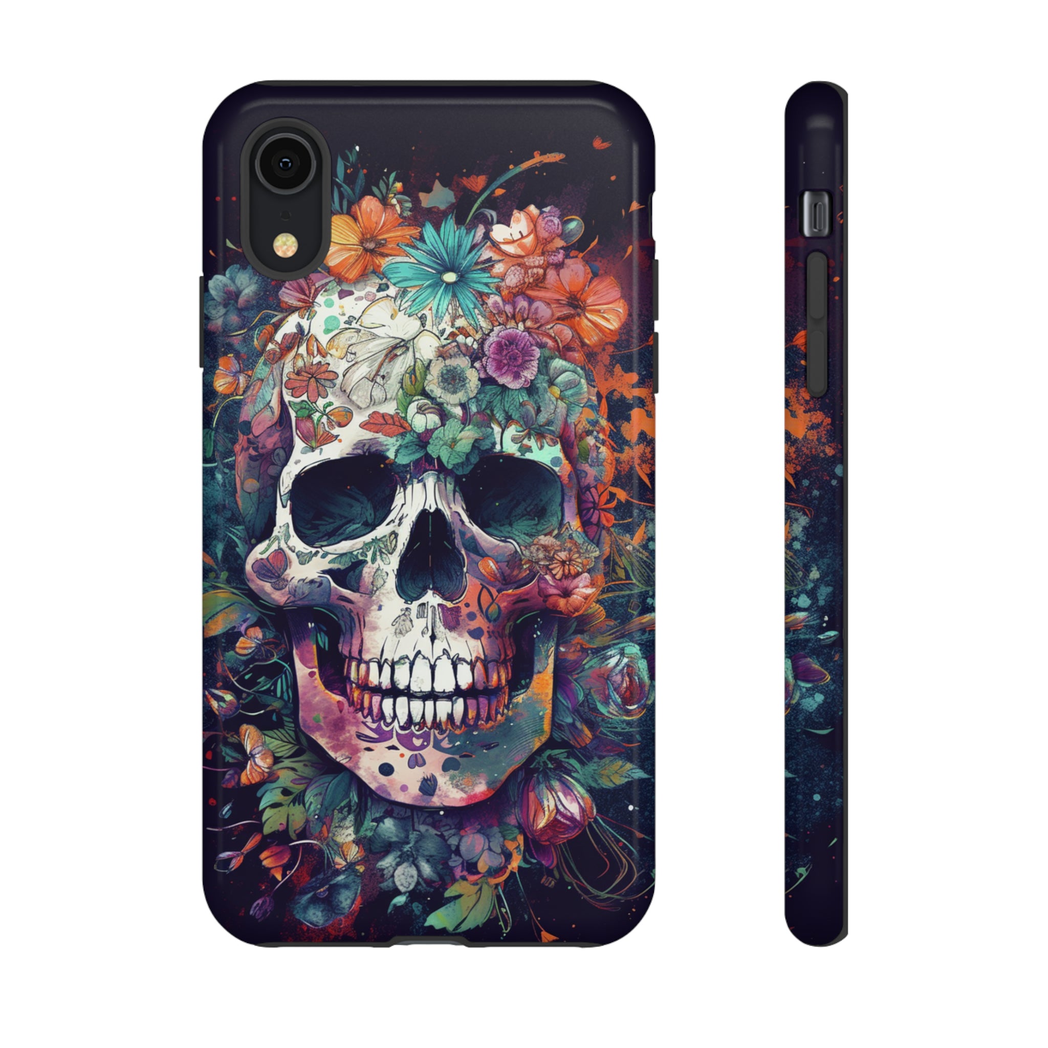 Floral Skull Phone Case