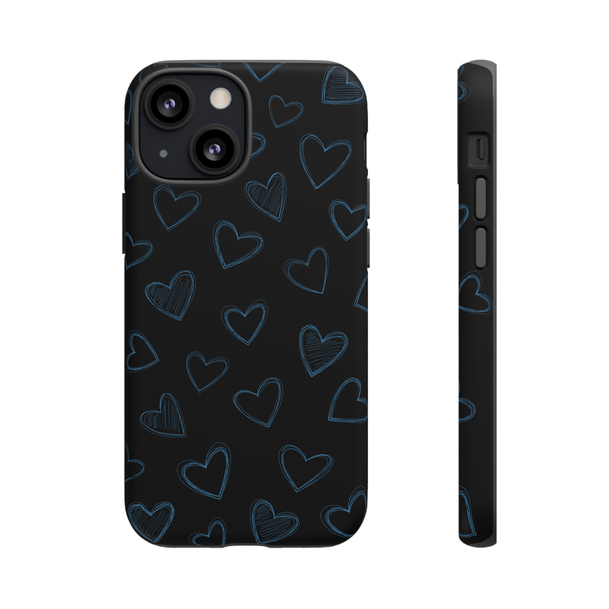 Black Hearts Phone Case