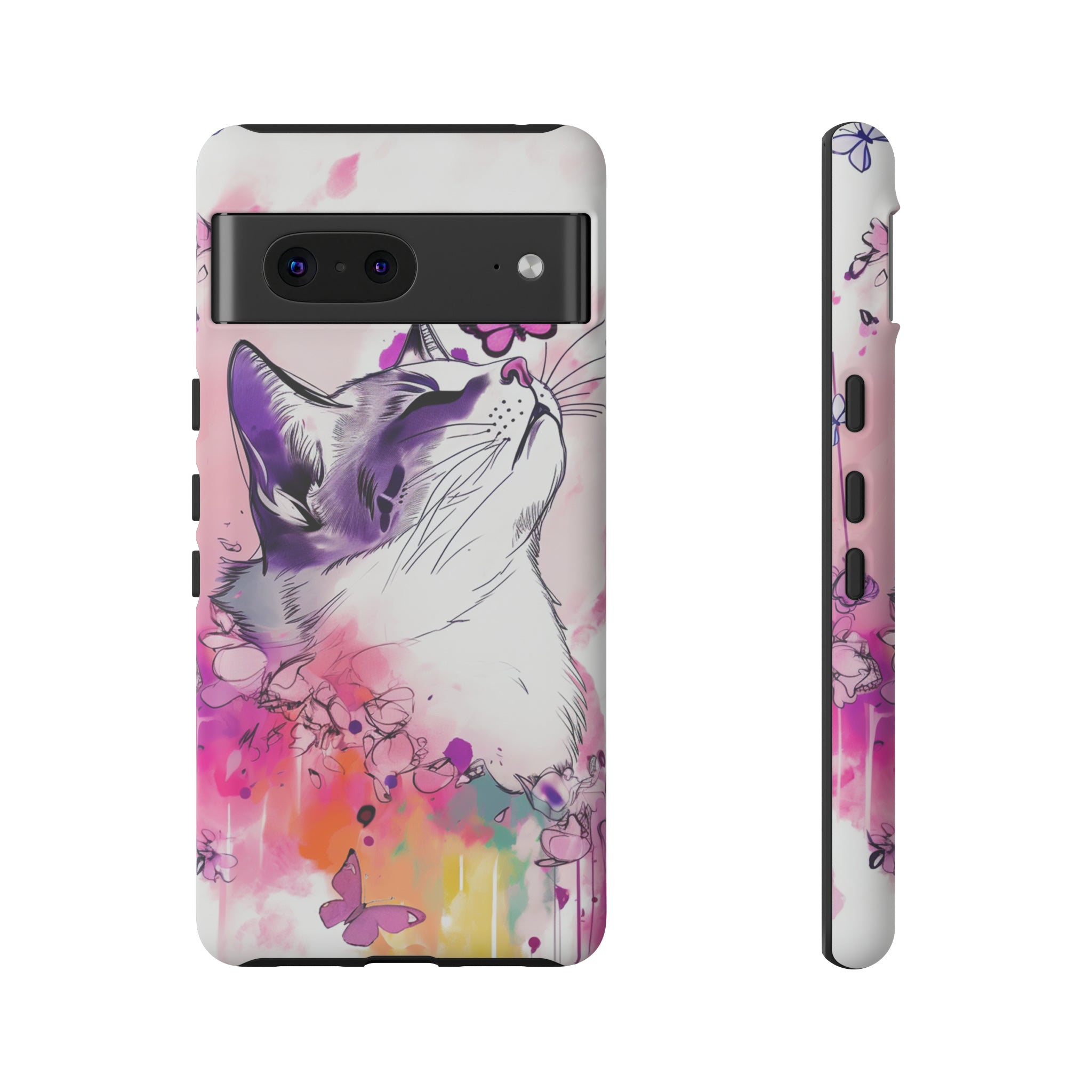 Whimsical Cat Phone Case