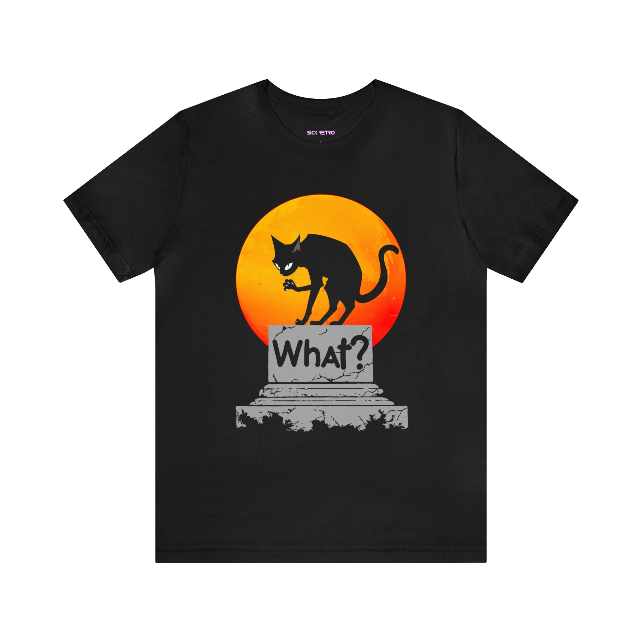 halloween t shirt black cat