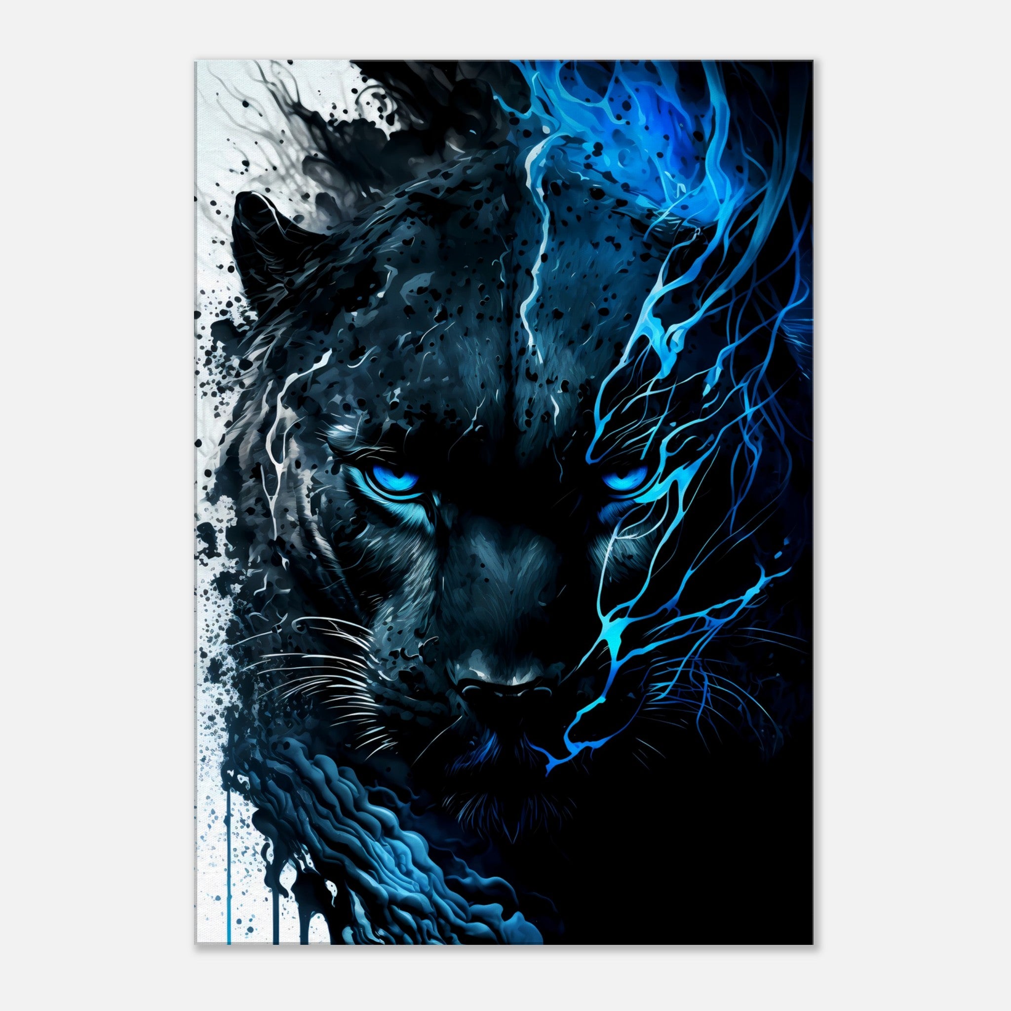 Panther Canvas - Sapphire Essence