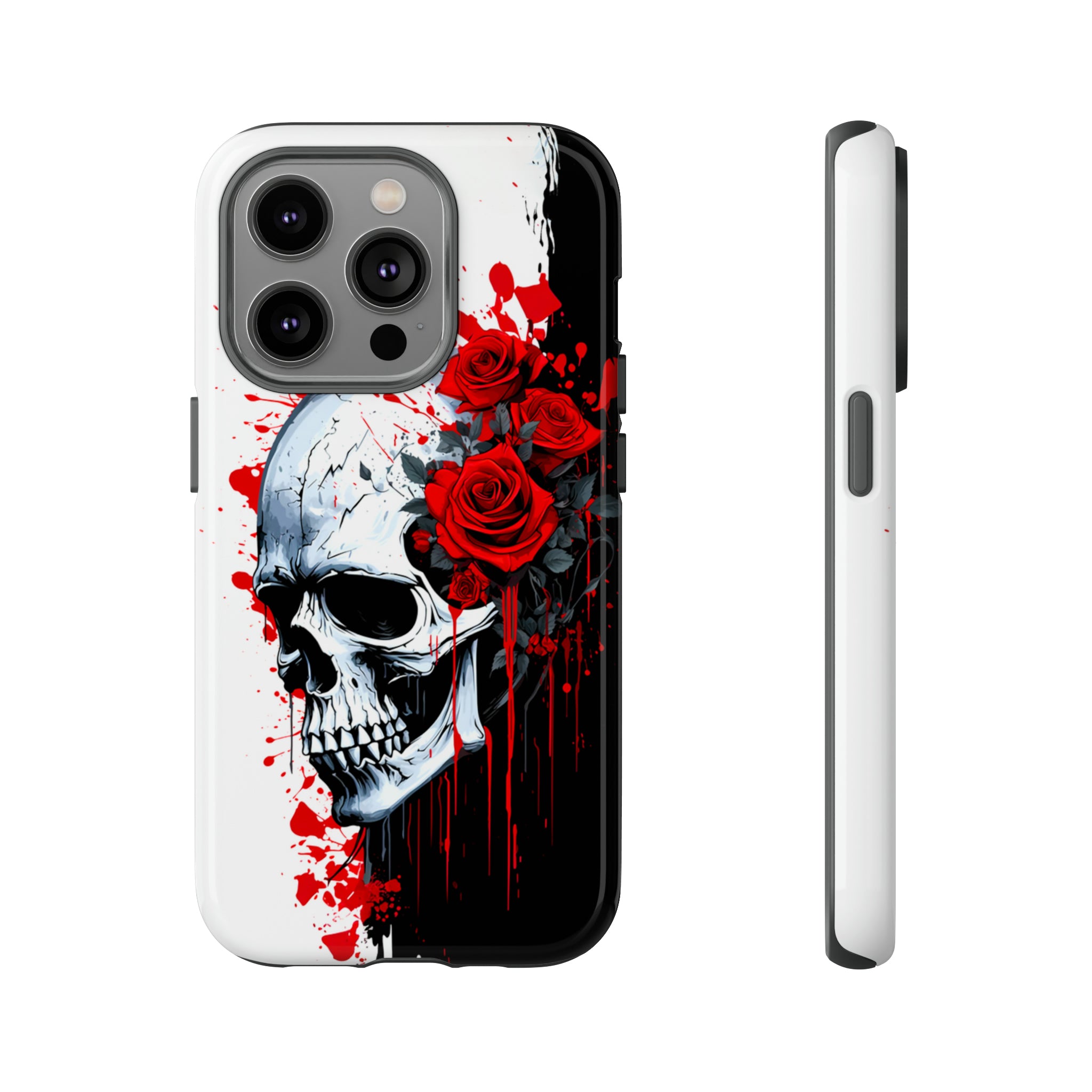 Rose Skull Phone Case