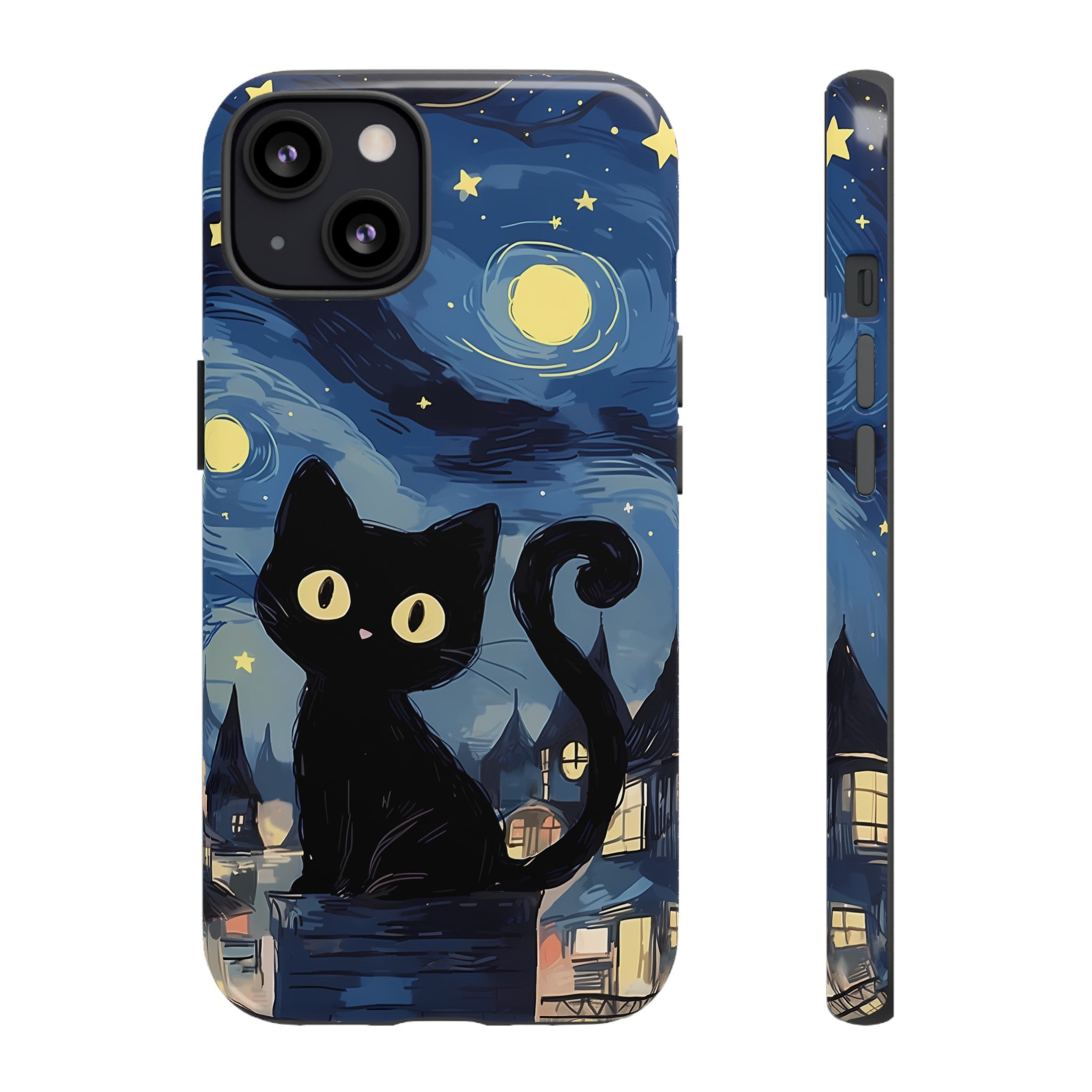 Cat Starry Night