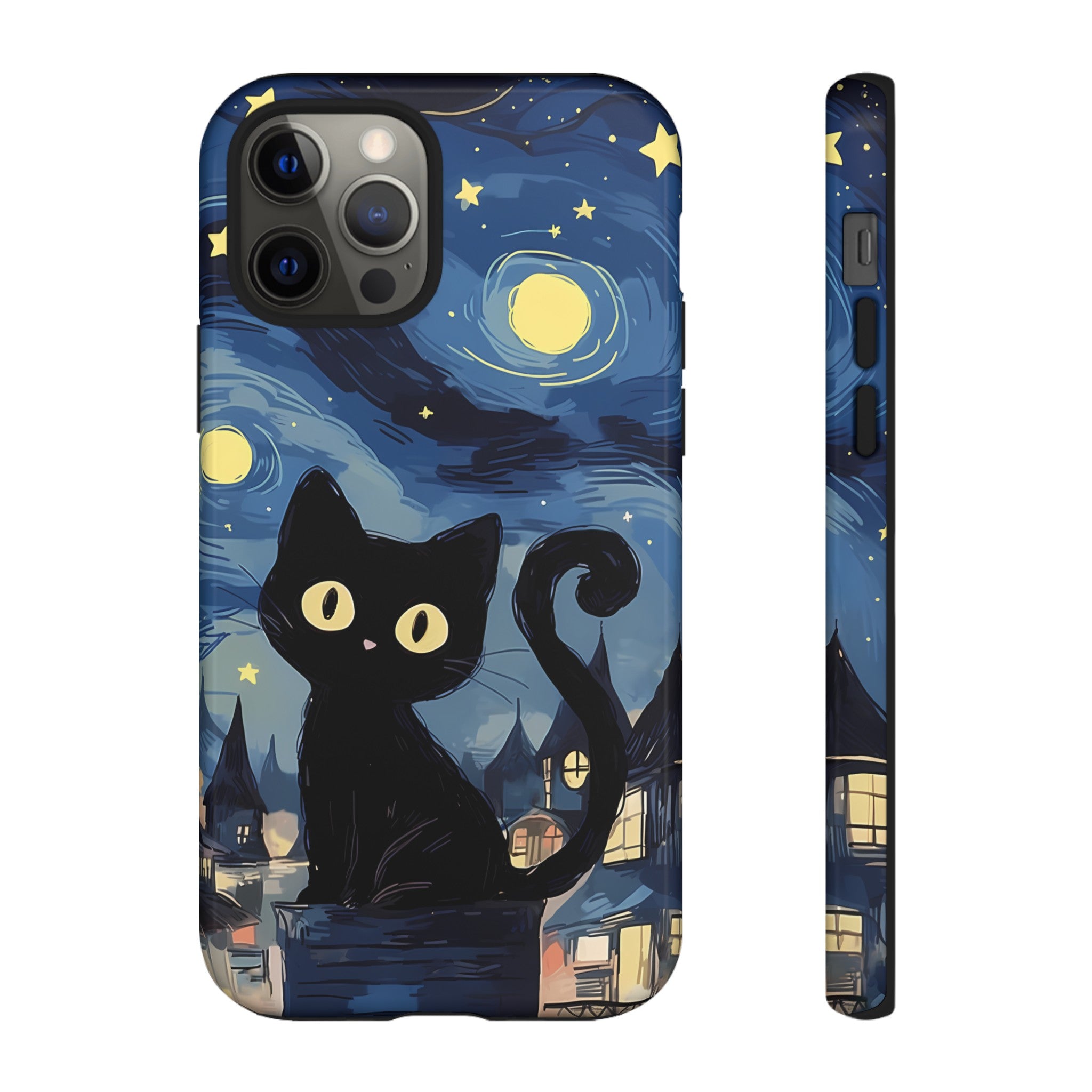 Cat Starry Night