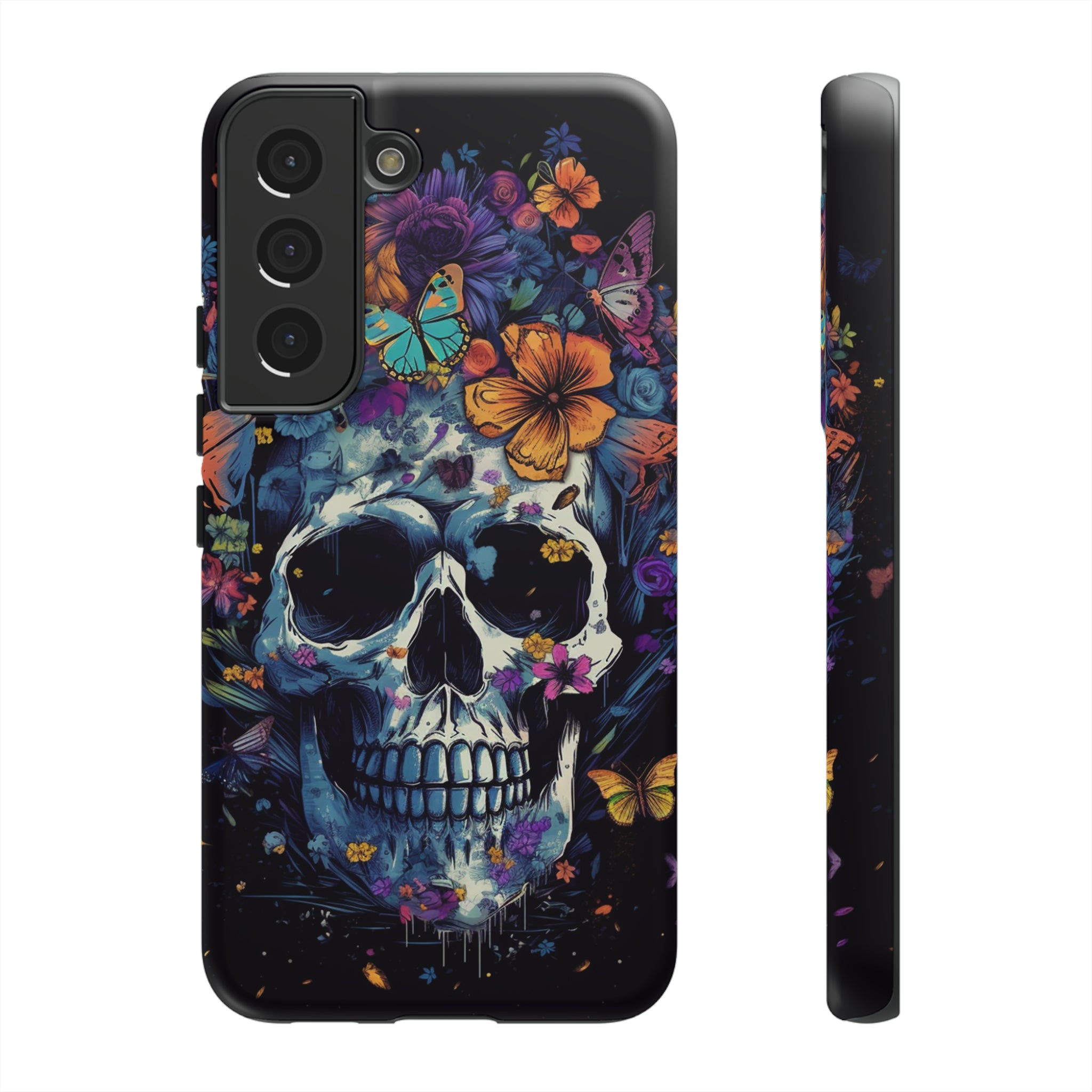 Blooming Skull Phone Case