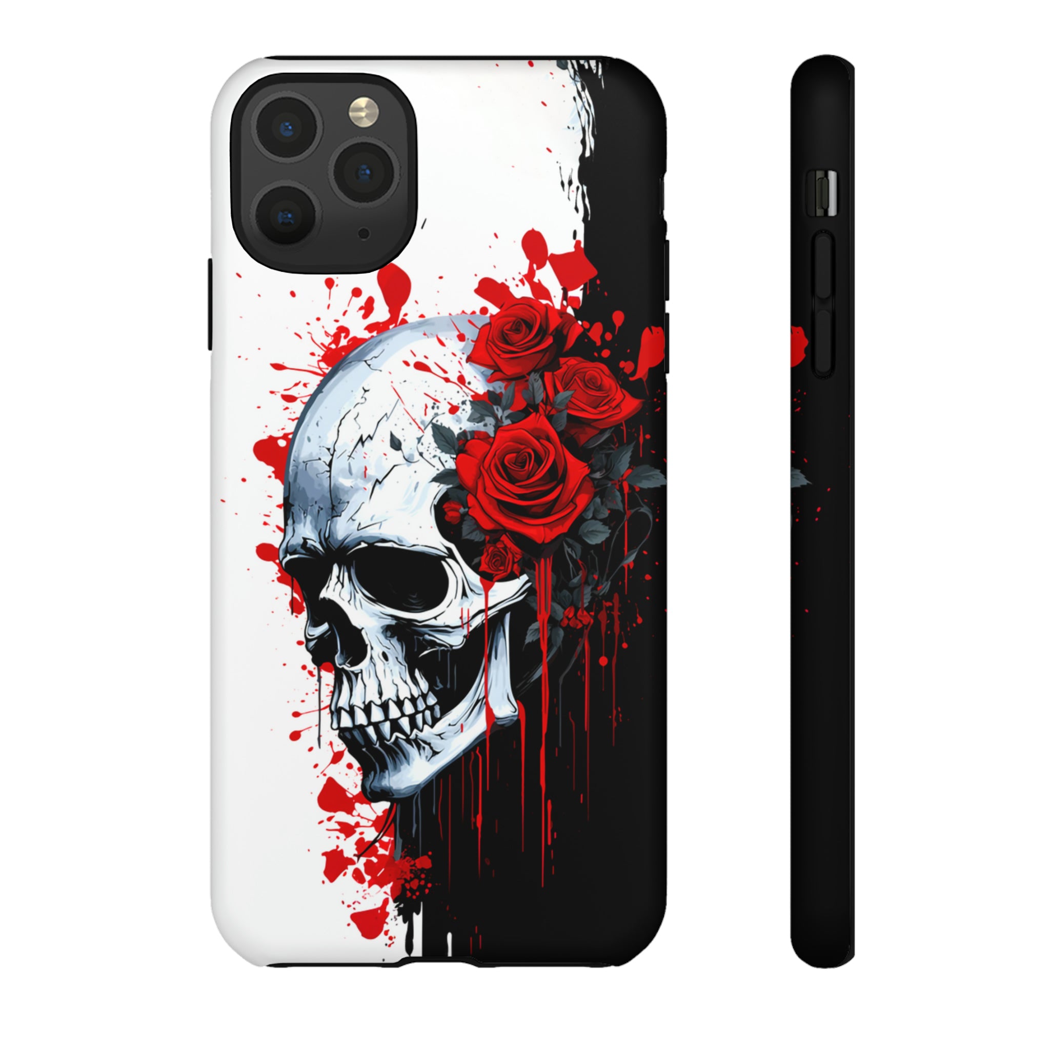 Rose Skull Phone Case