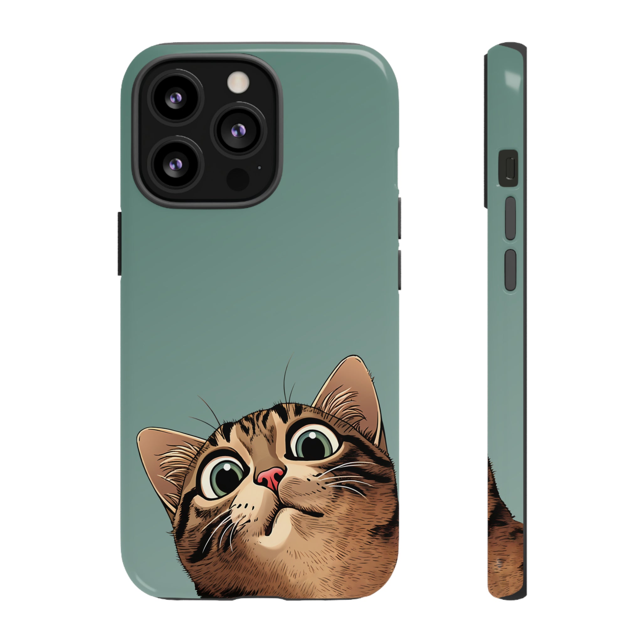 Peeking Cat Phone Case