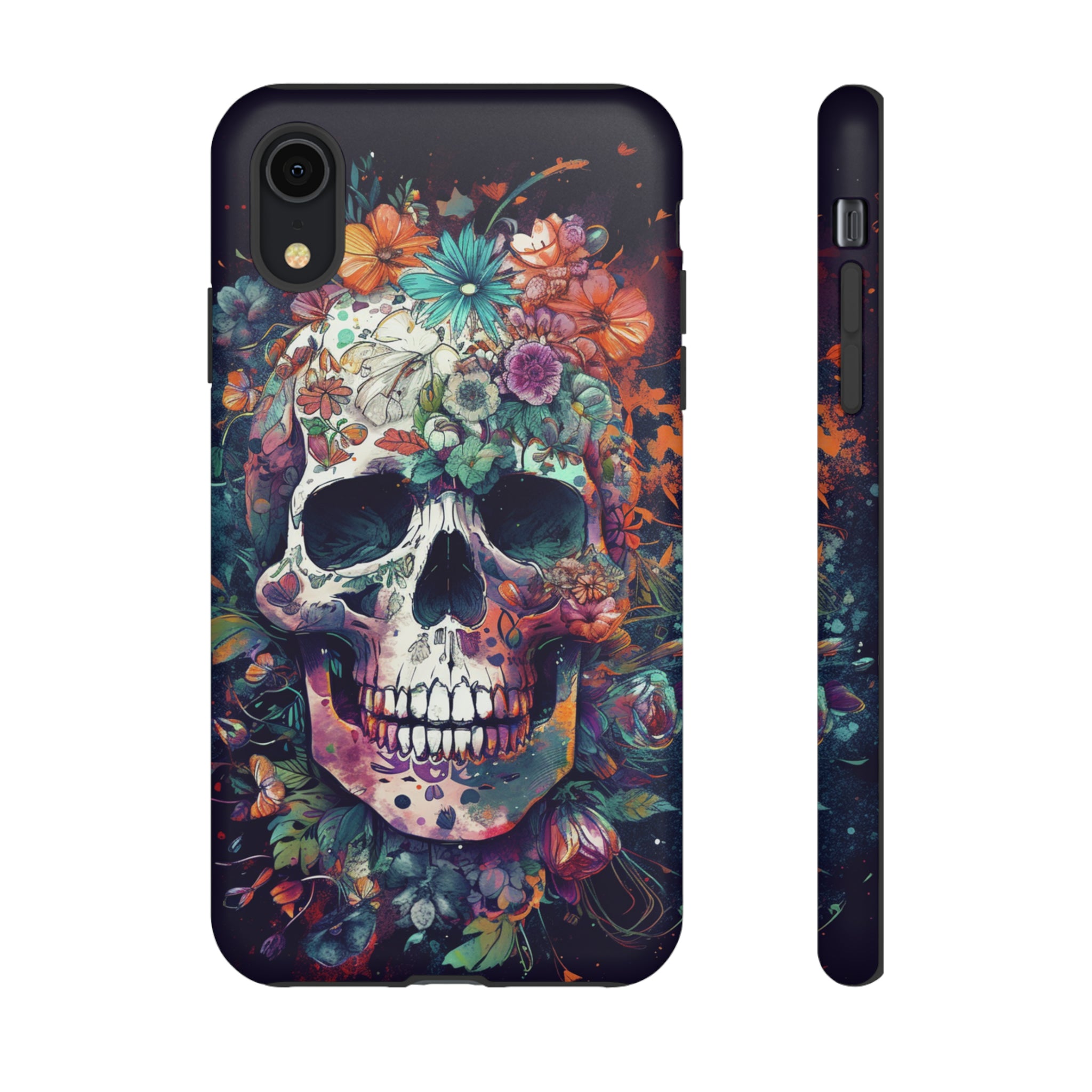 Floral Skull Phone Case