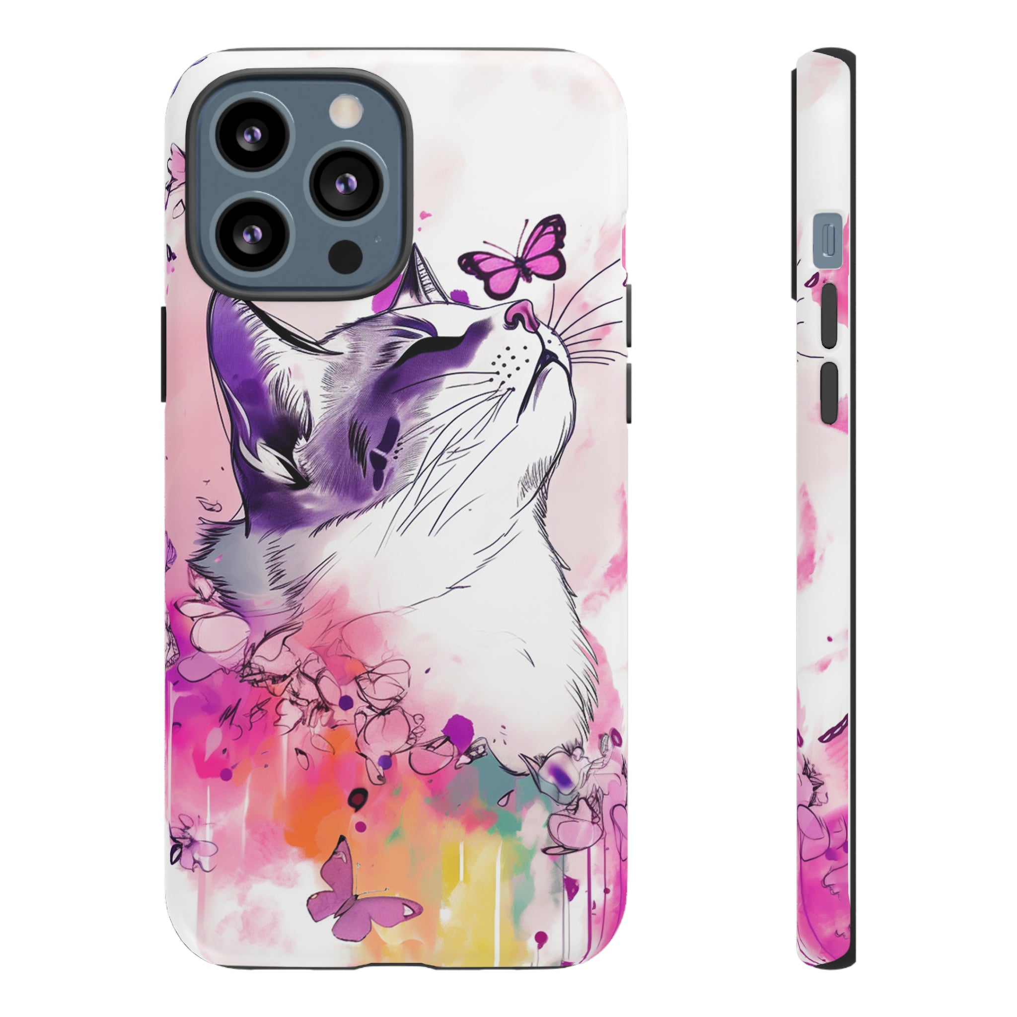 Whimsical Cat Phone Case