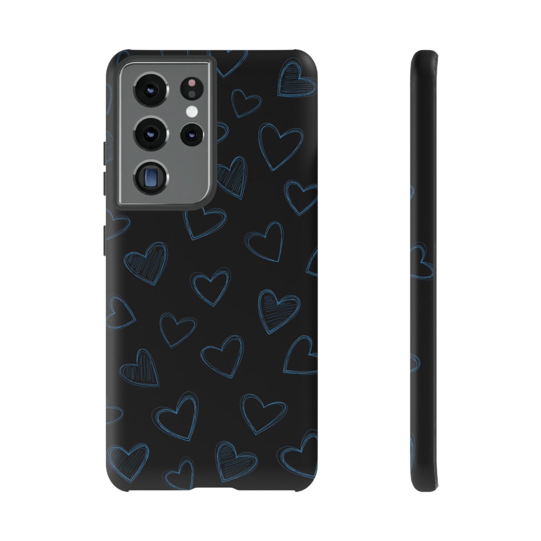 Black Hearts Phone Case