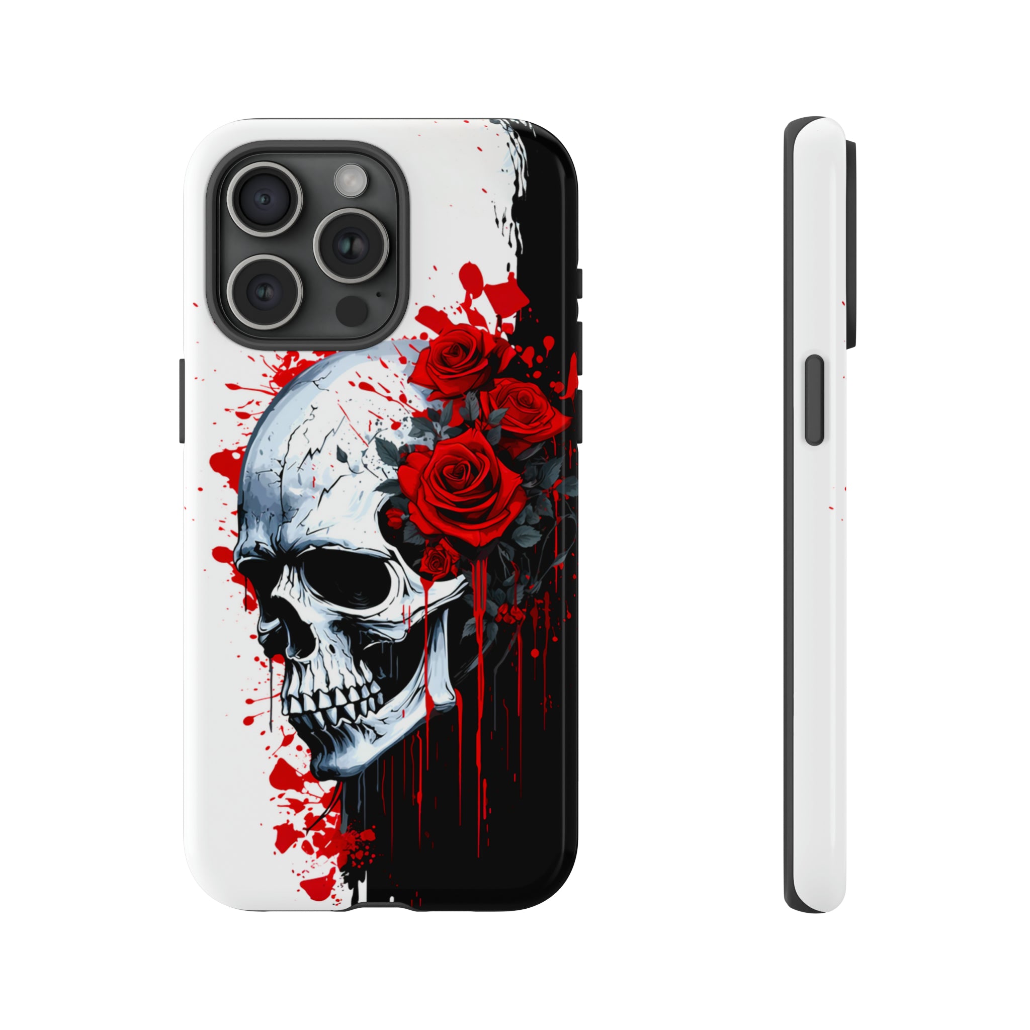 Rose Skull Phone Case