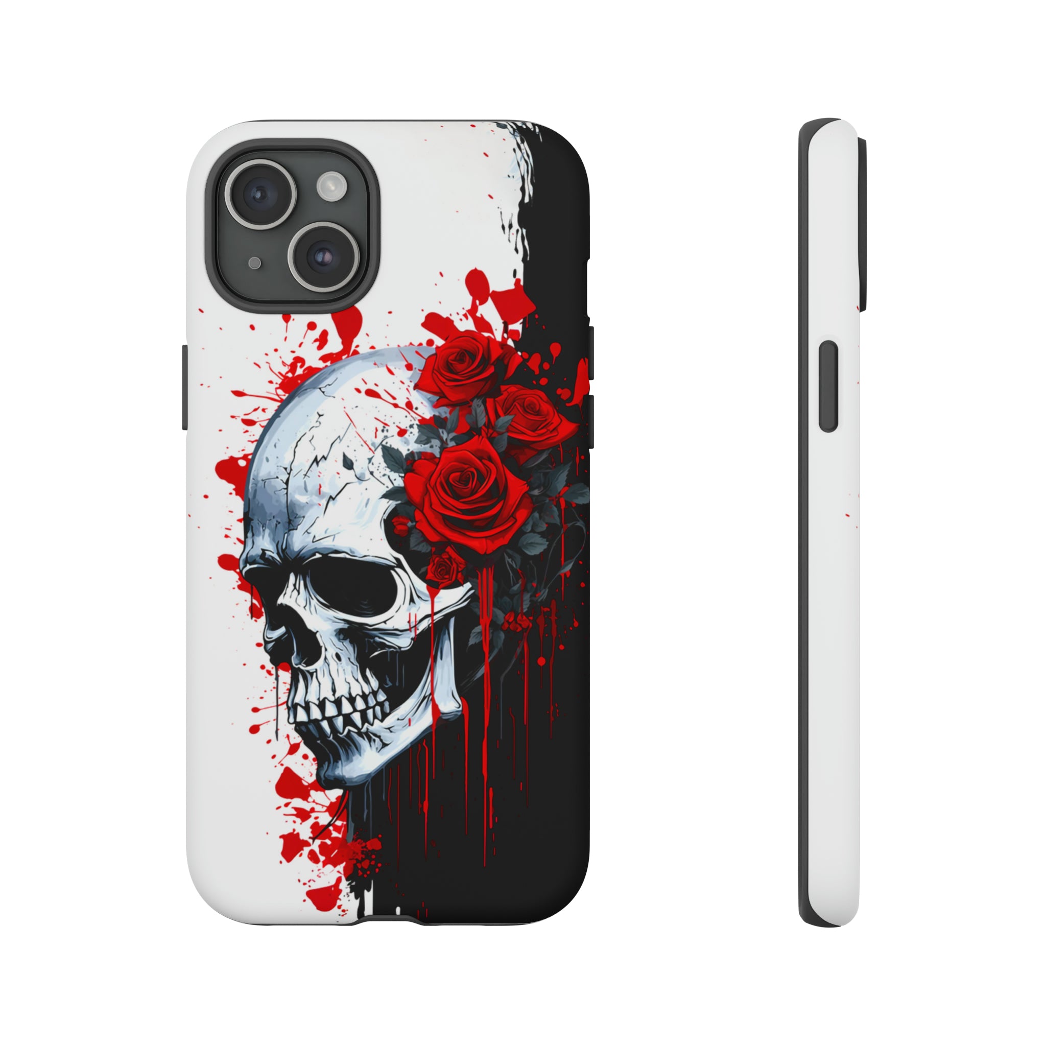 Rose Skull Phone Case