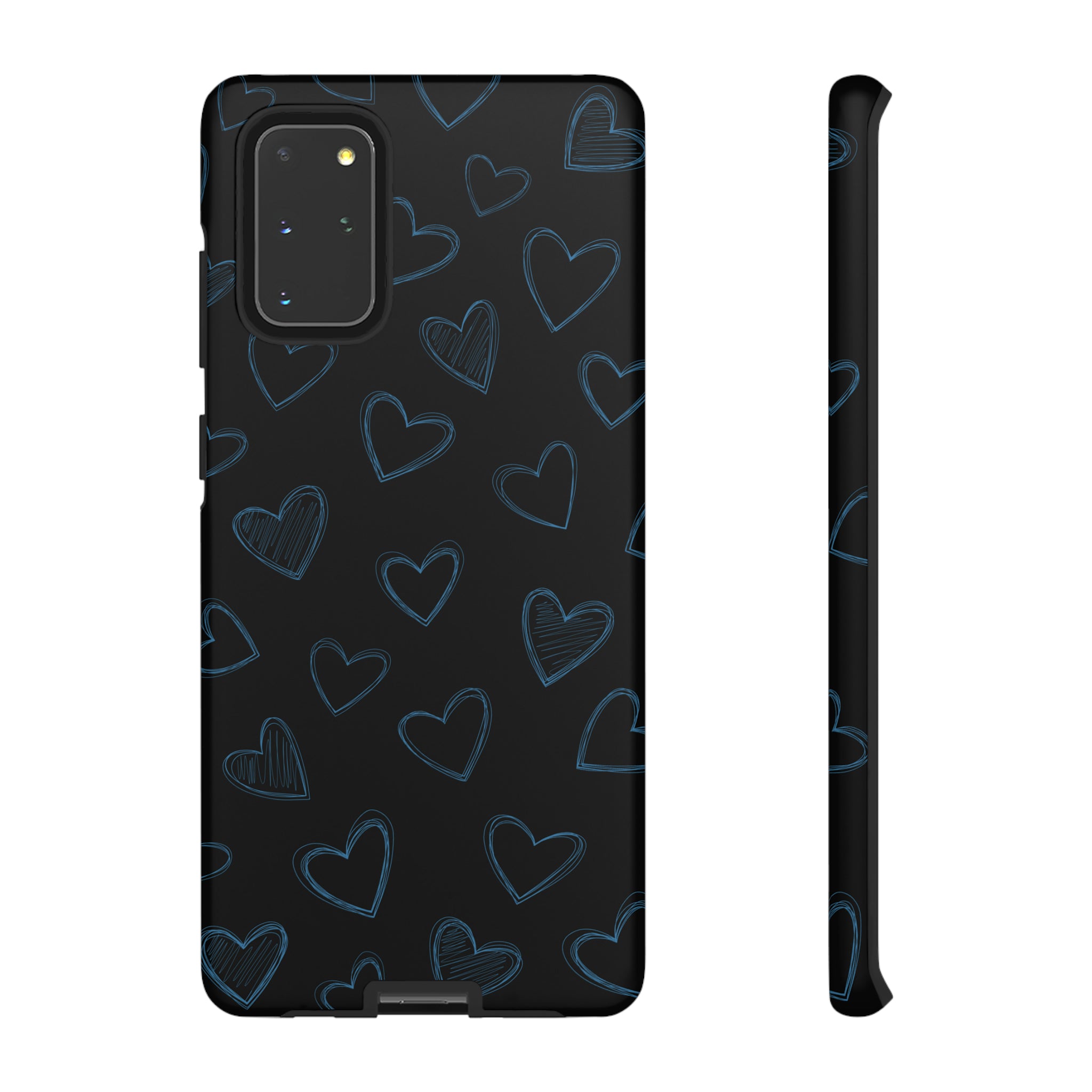 Black Hearts Phone Case