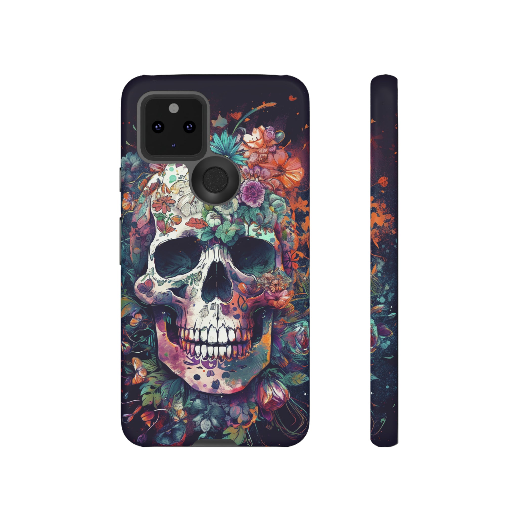 Floral Skull Phone Case