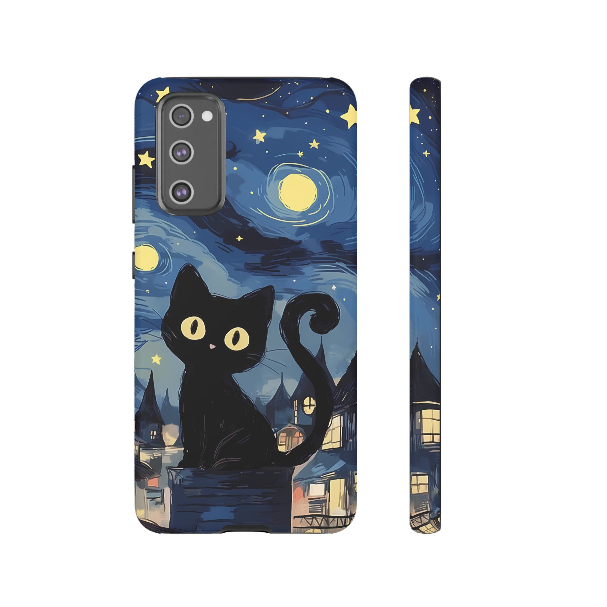 Cat Starry Night