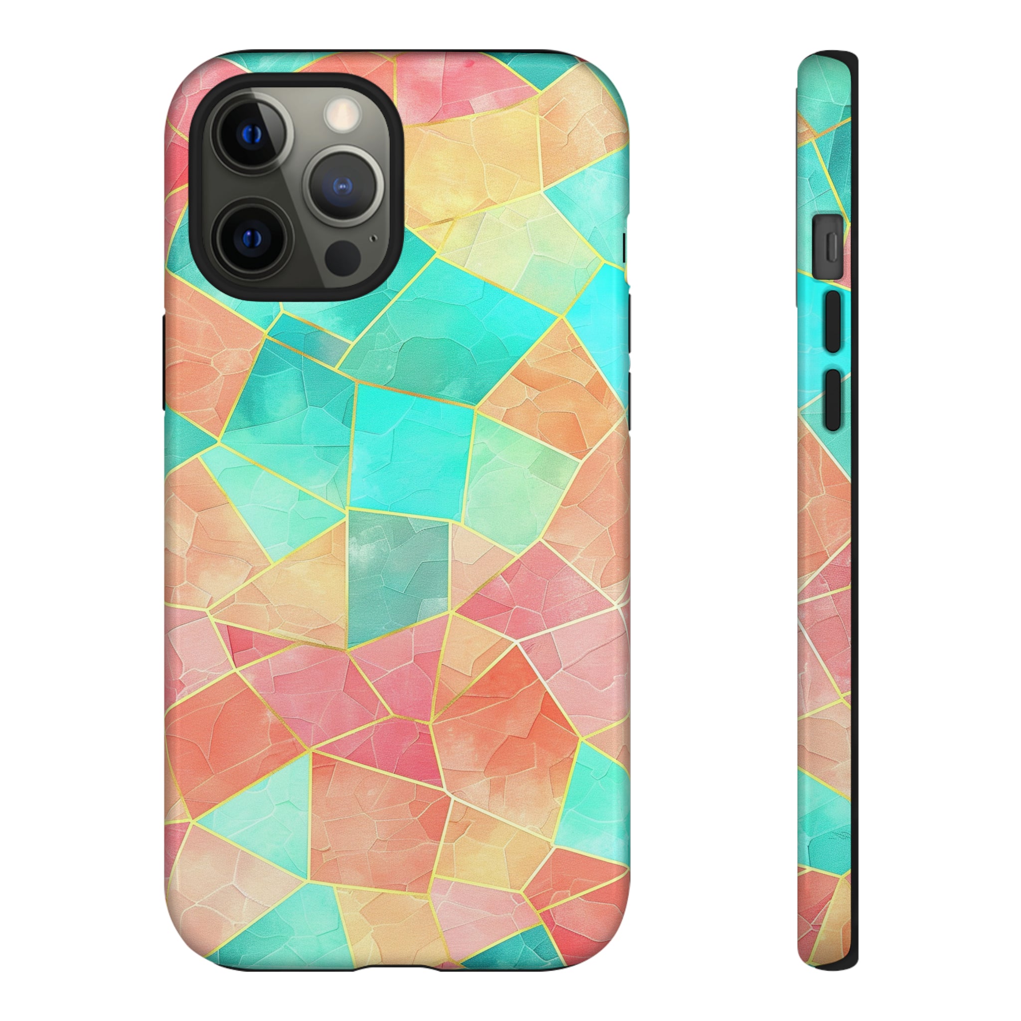 Geometric Pattern Pastel Phone Case