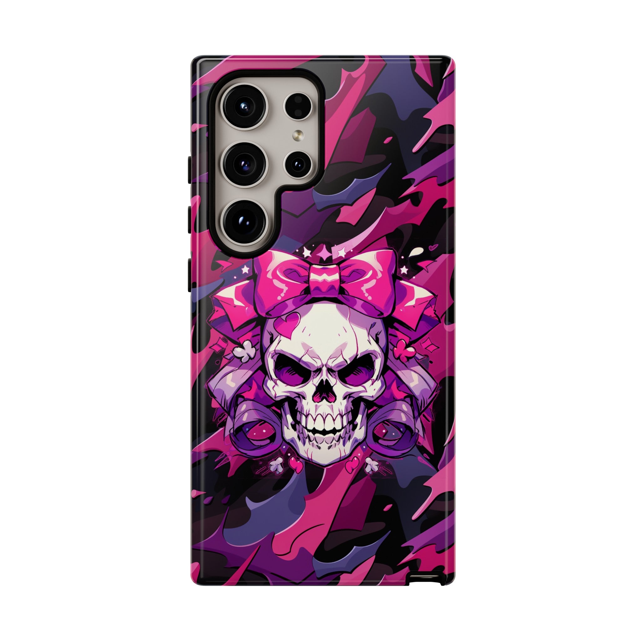 Pink Skull Phone Case