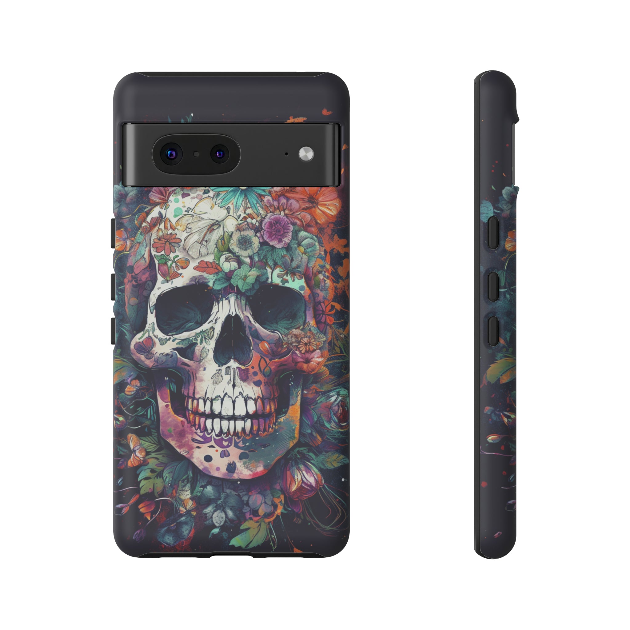 Floral Skull Phone Case