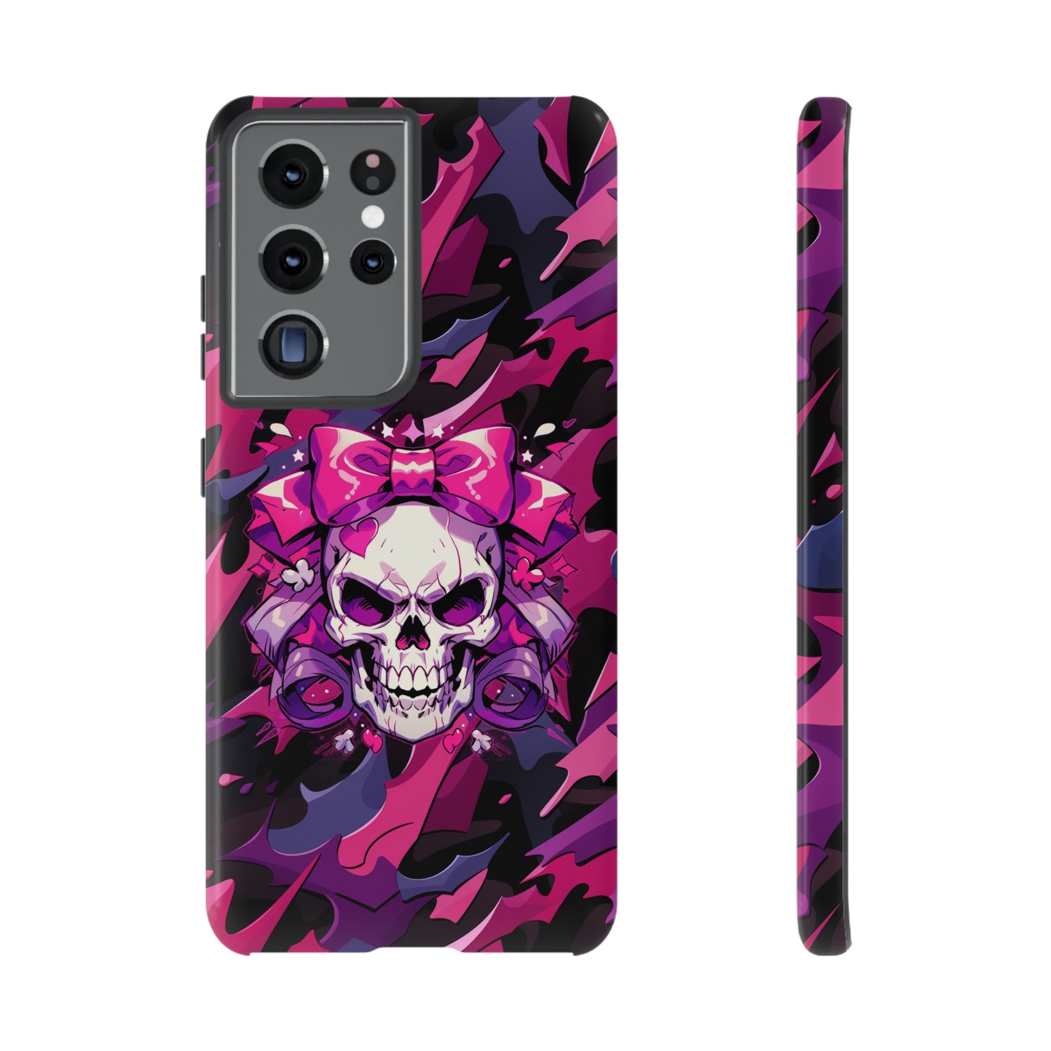 Pink Skull Phone Case