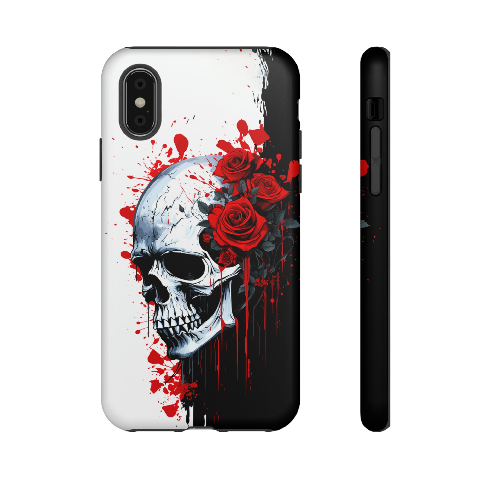 Rose Skull Phone Case