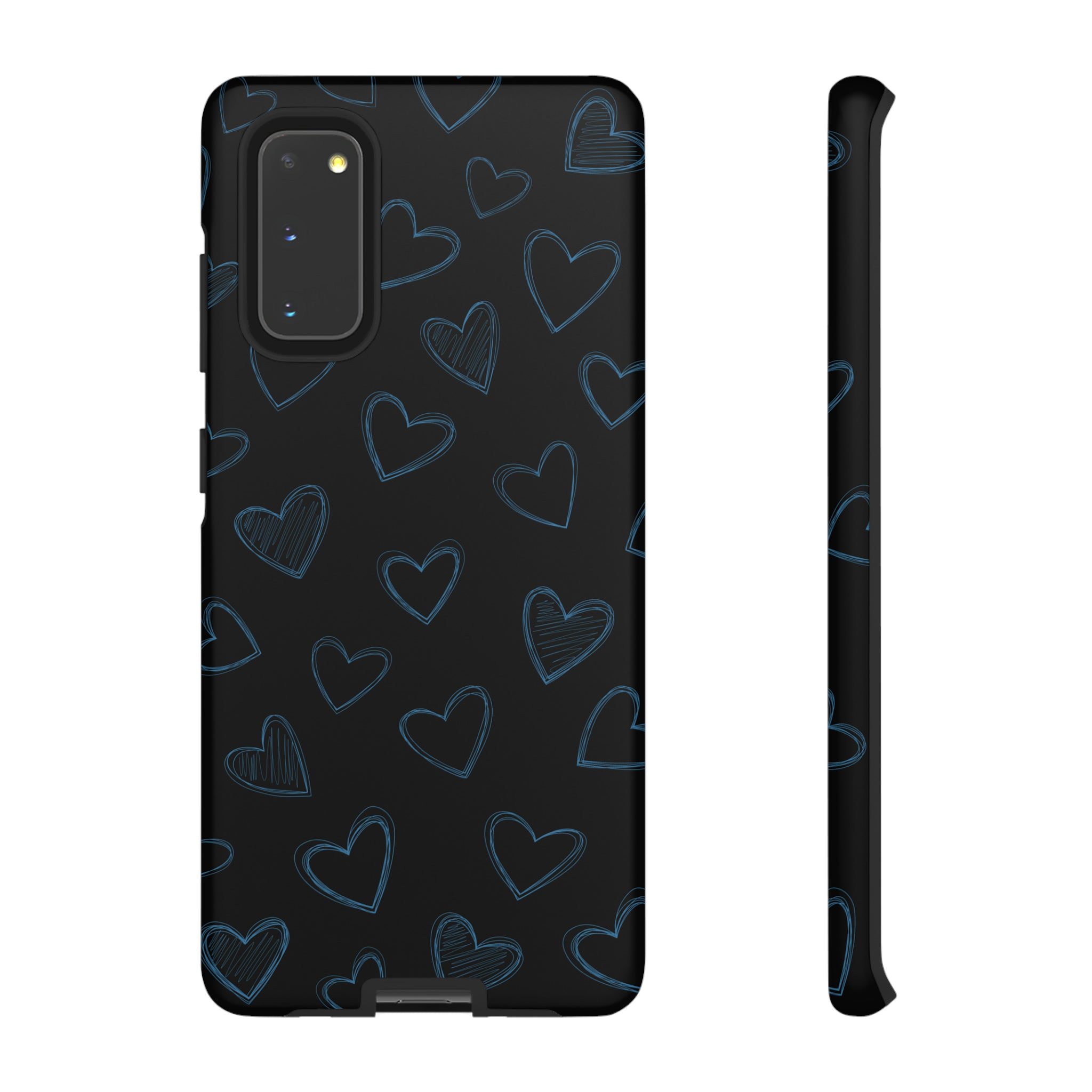 Black Hearts Phone Case