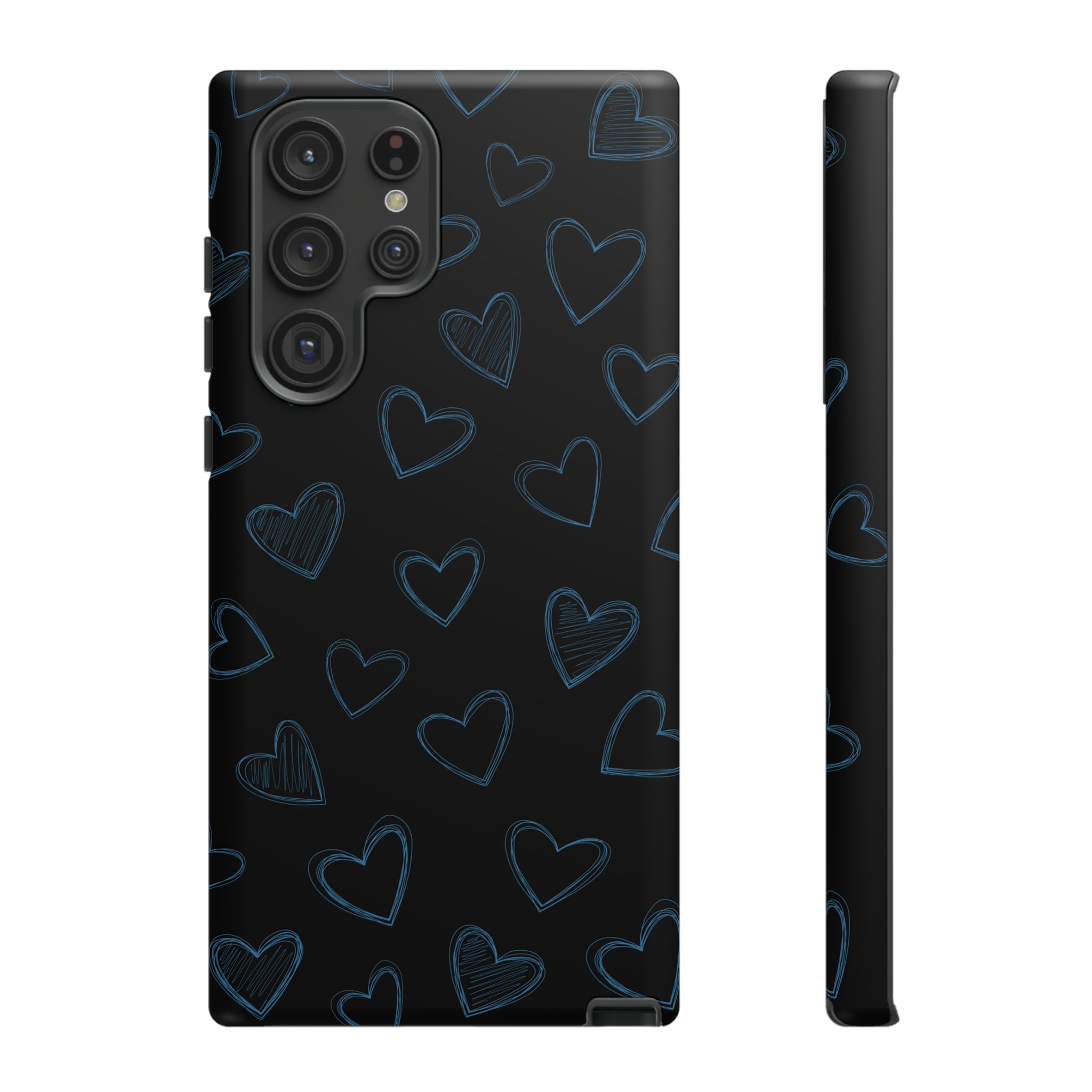 Black Hearts Phone Case