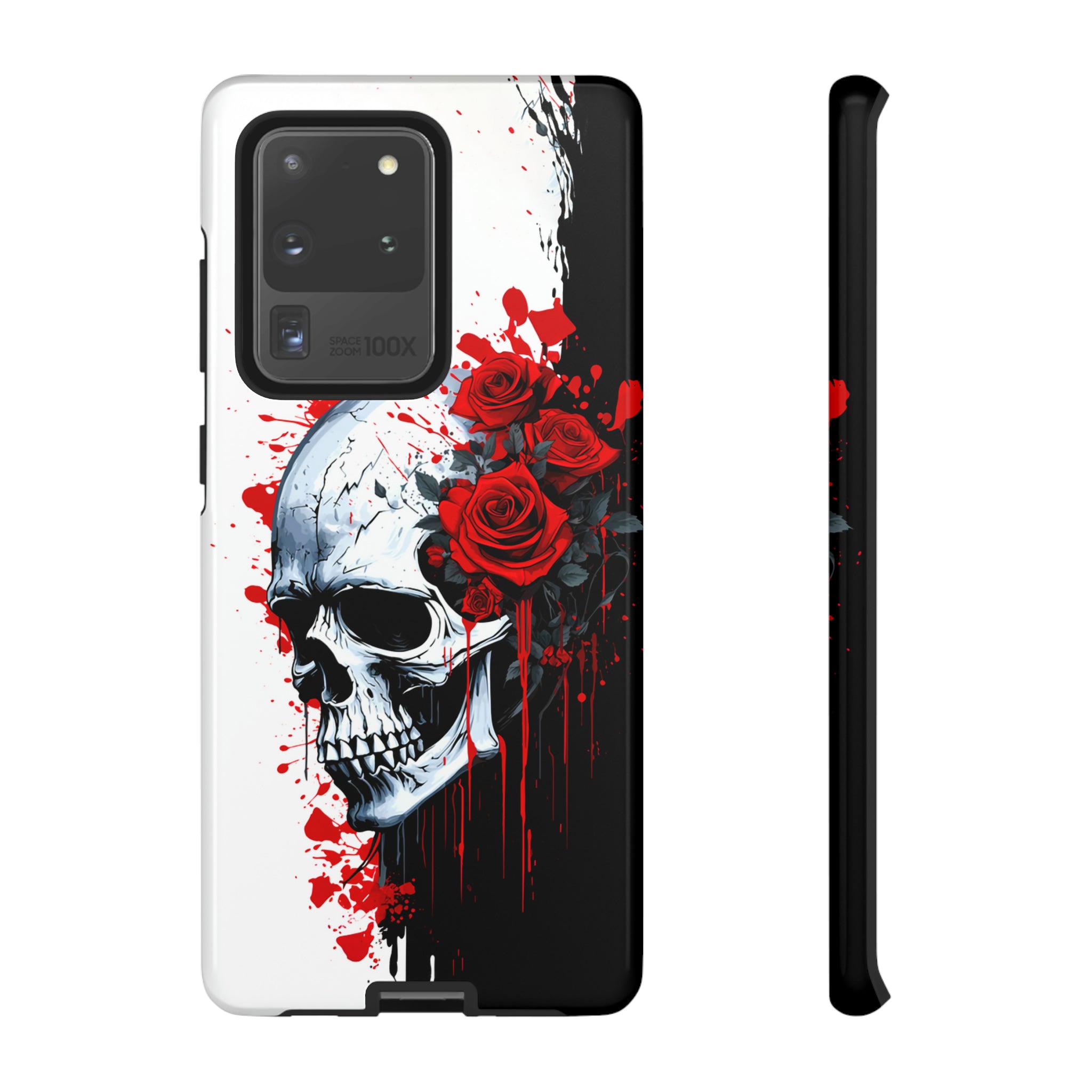 Rose Skull Phone Case