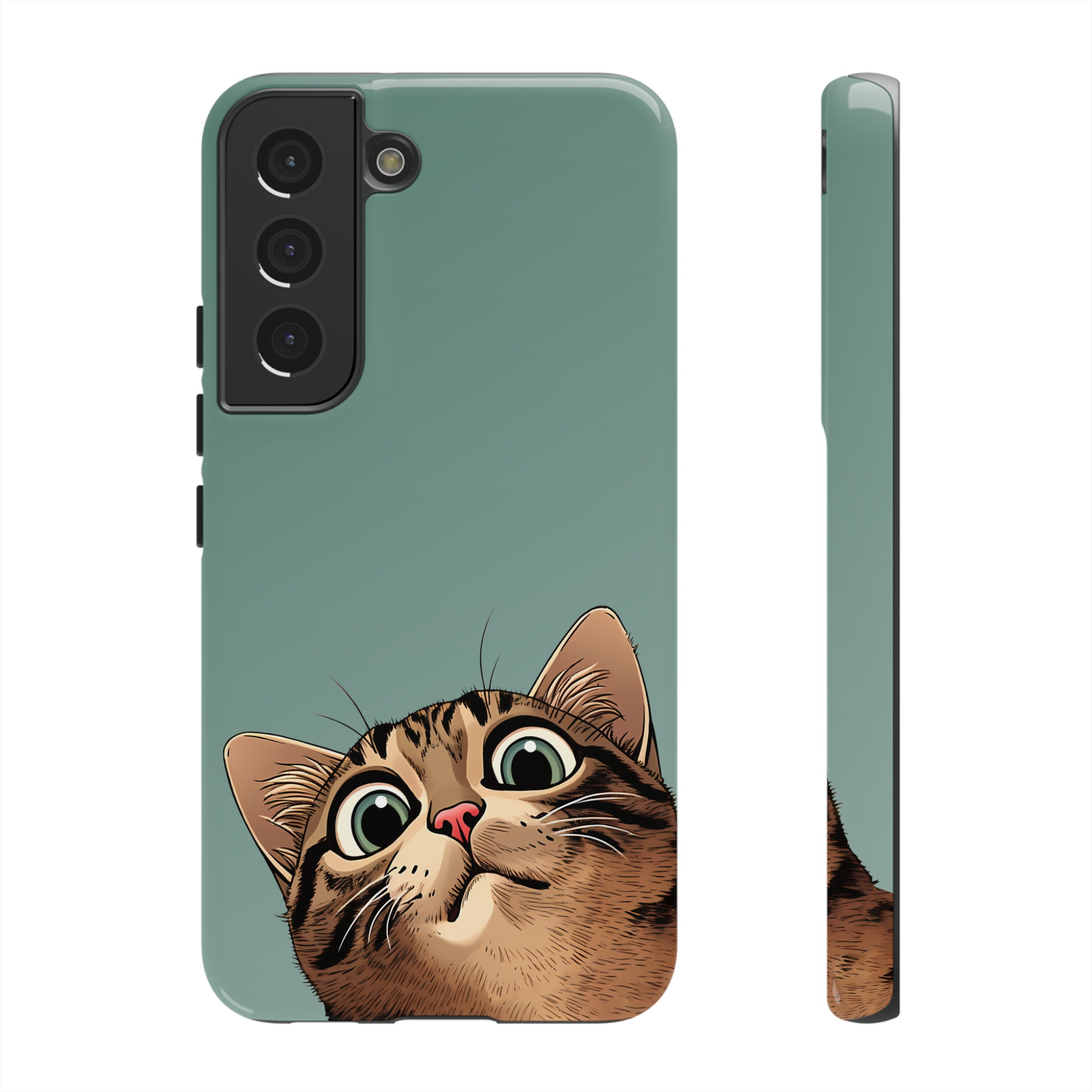 Peeking Cat Phone Case