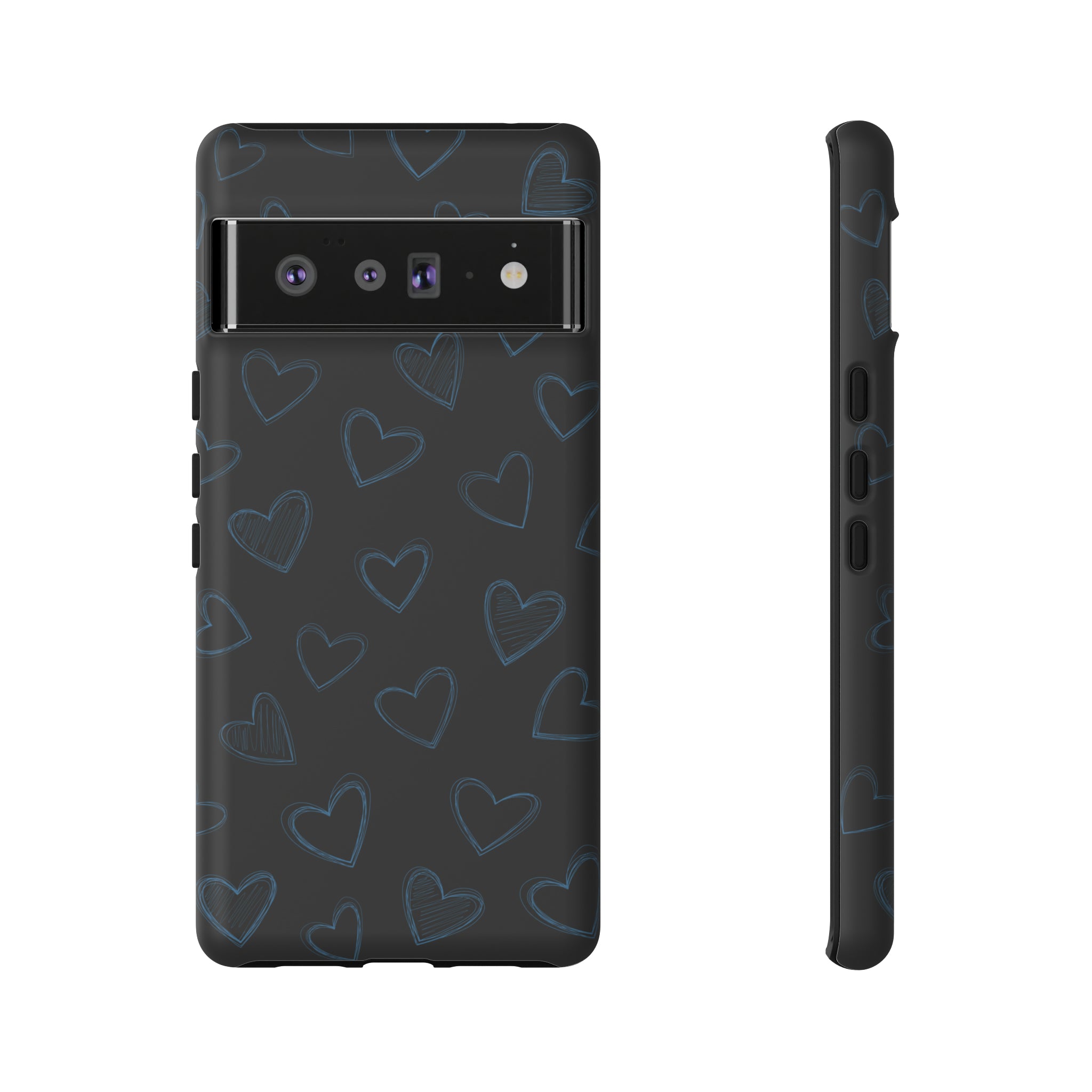 Black Hearts Phone Case