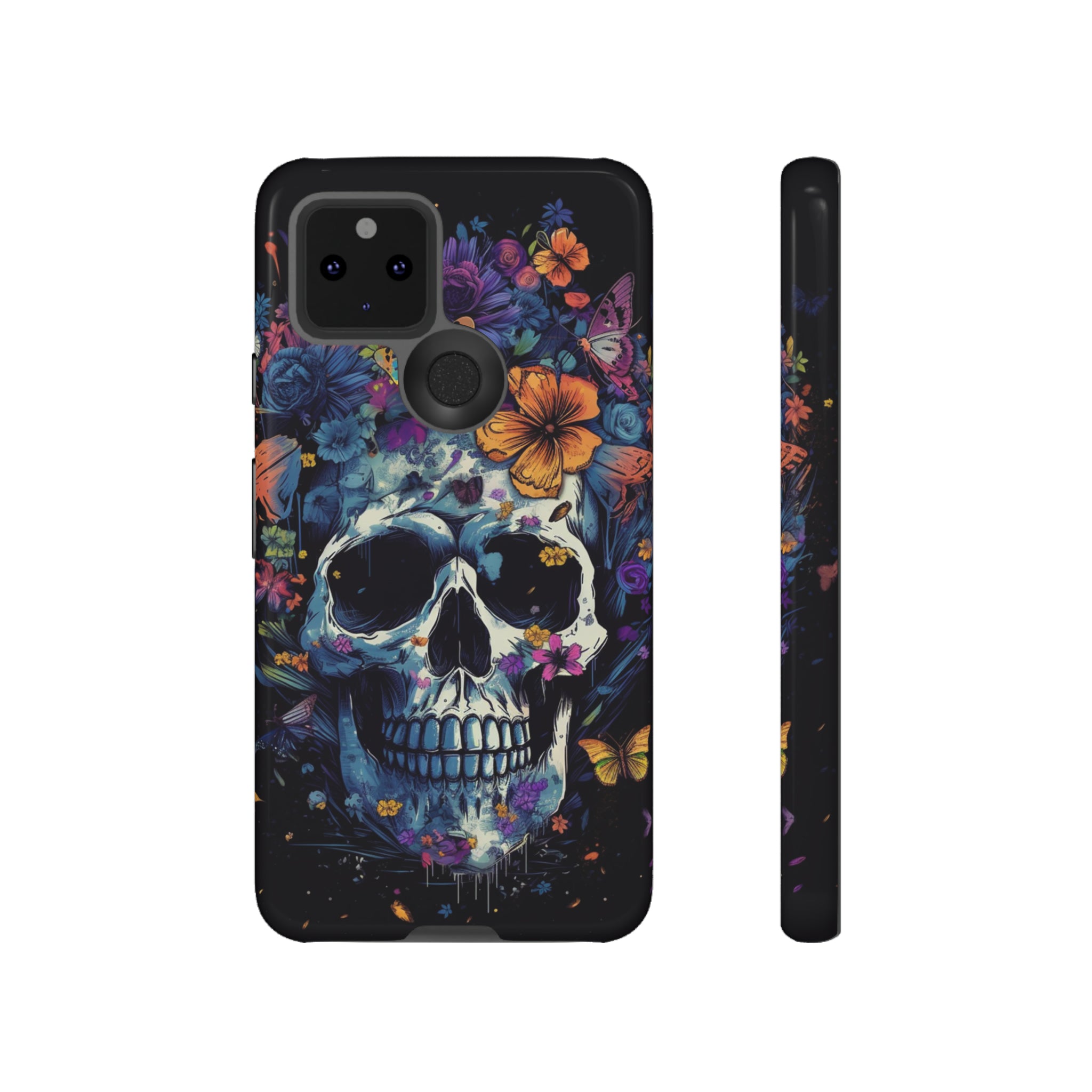 Blooming Skull Phone Case