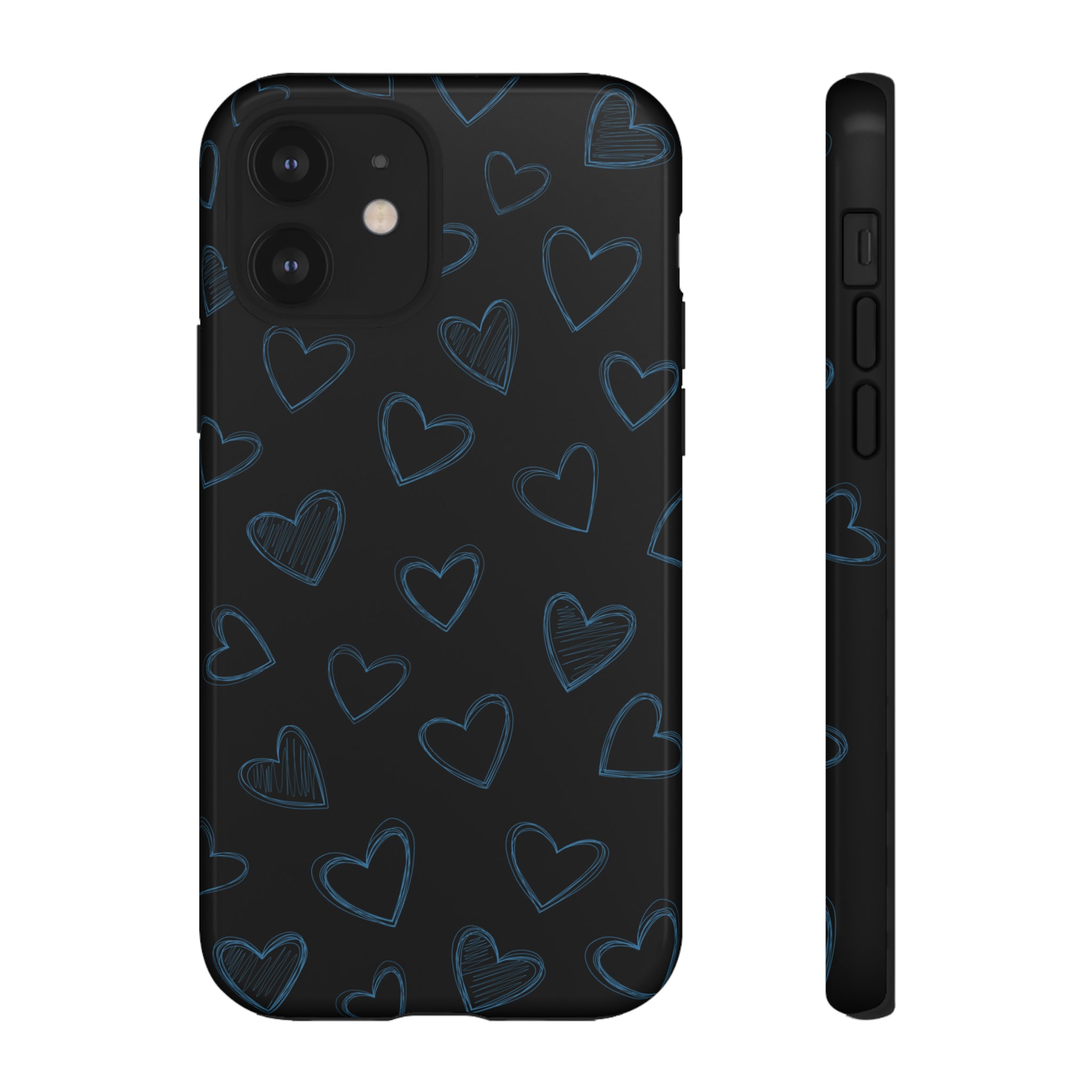 Black Hearts Phone Case