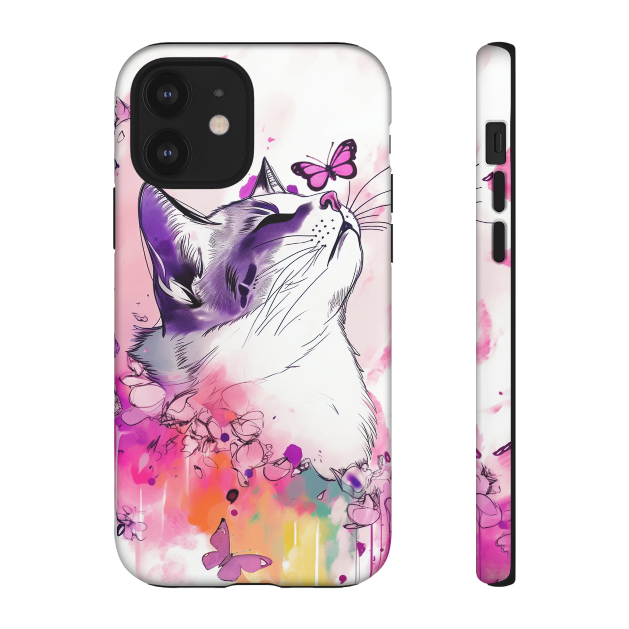 Whimsical Cat Phone Case