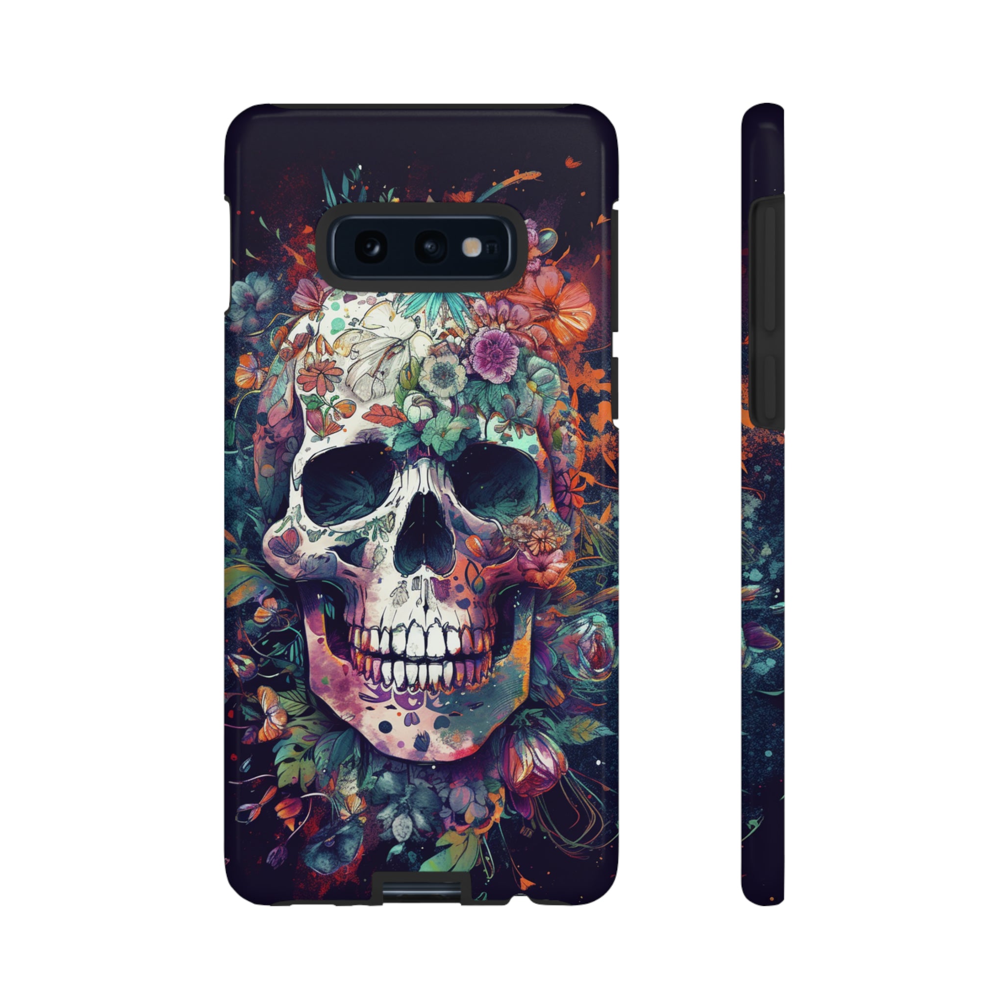 Floral Skull Phone Case