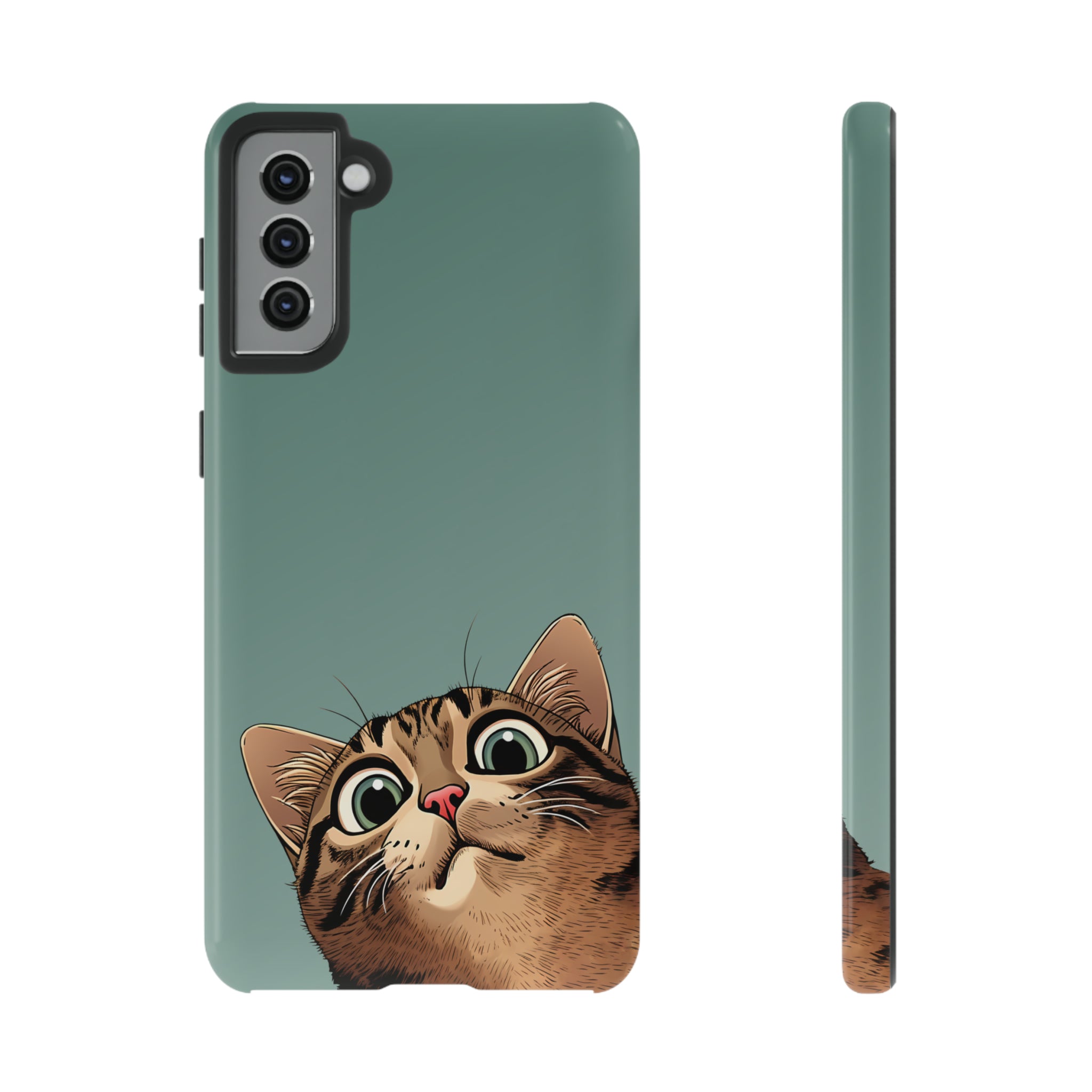 Peeking Cat Phone Case