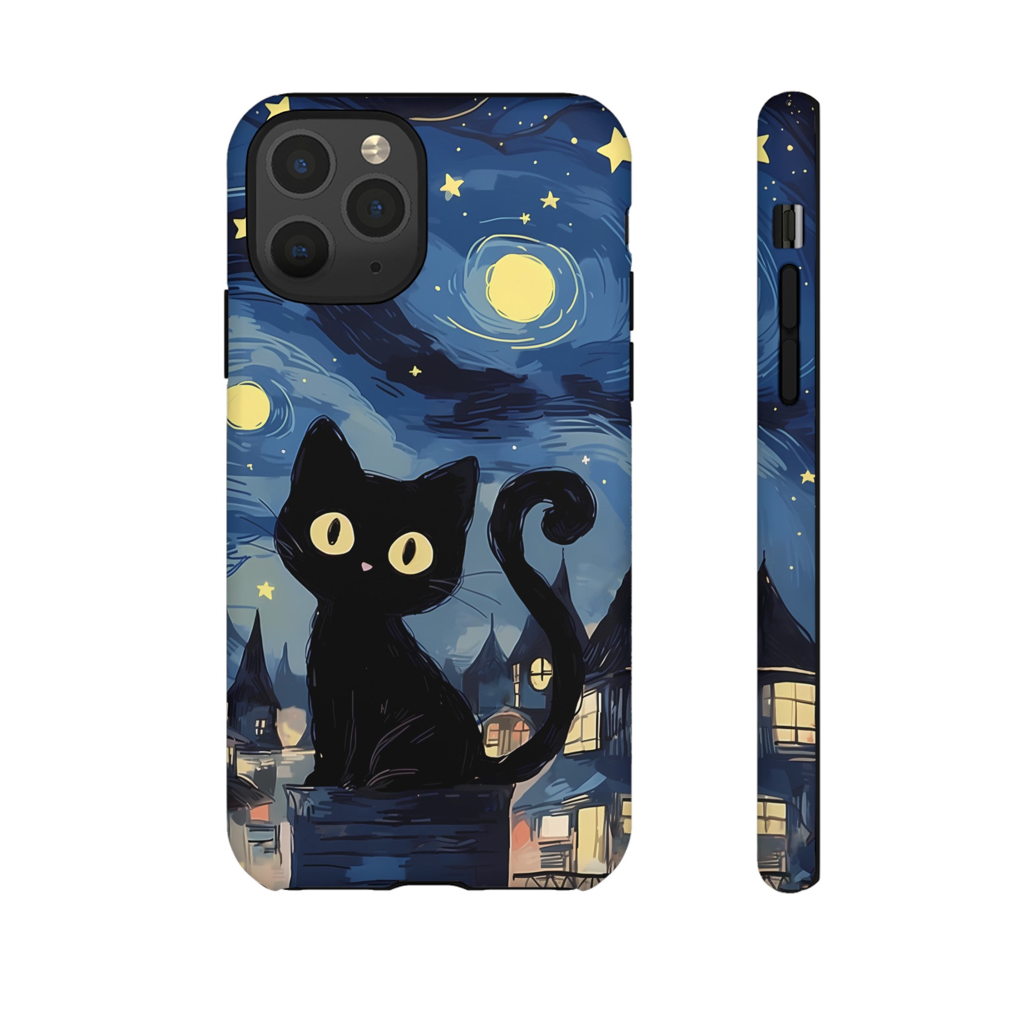 Cat Starry Night