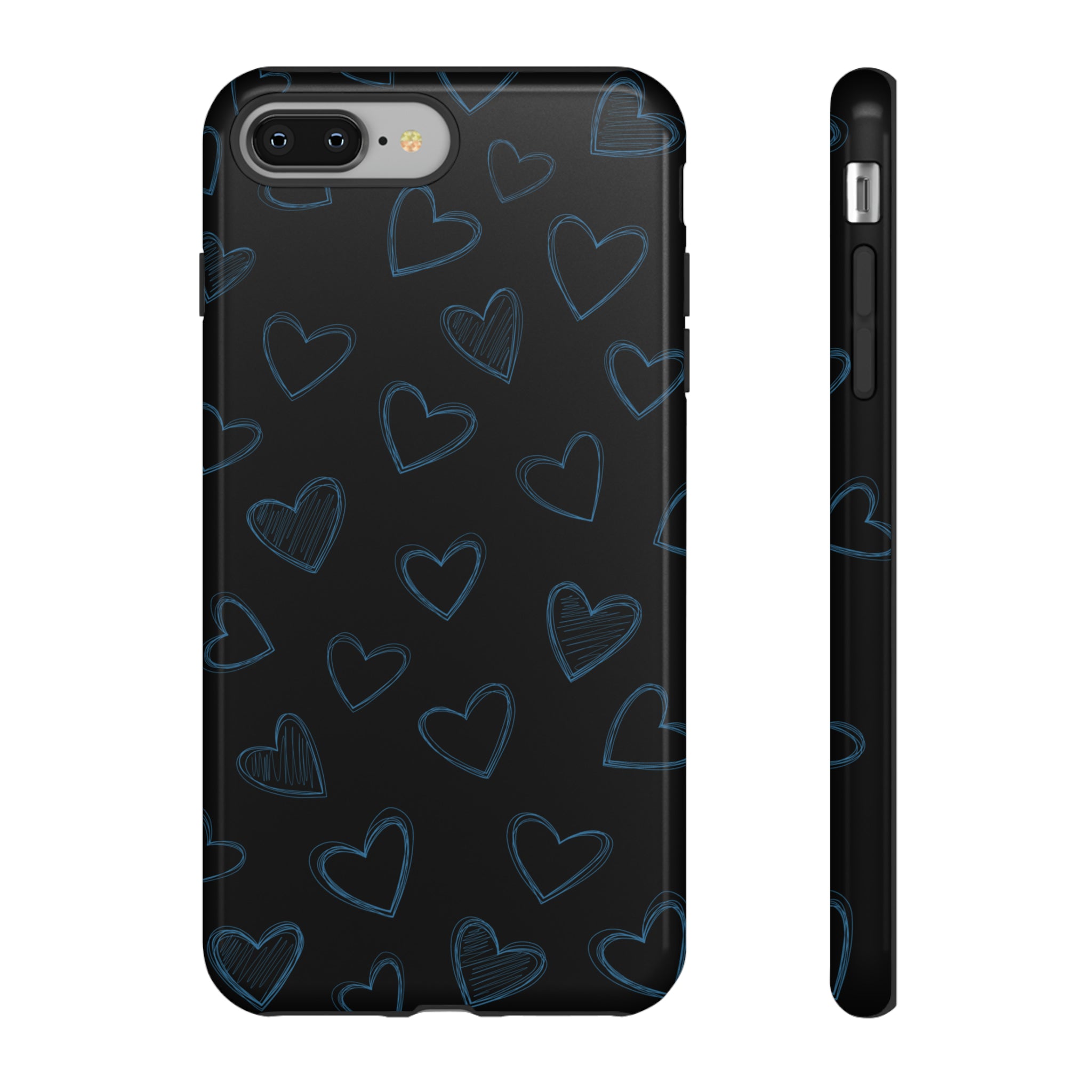 Black Hearts Phone Case