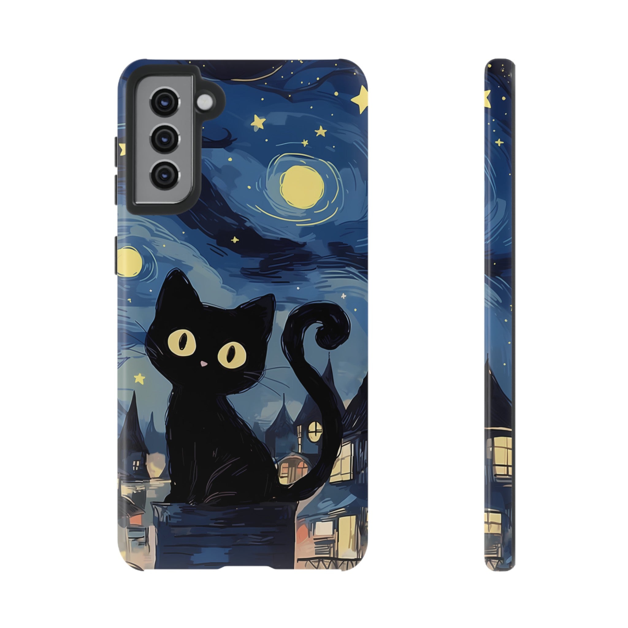 Cat Starry Night